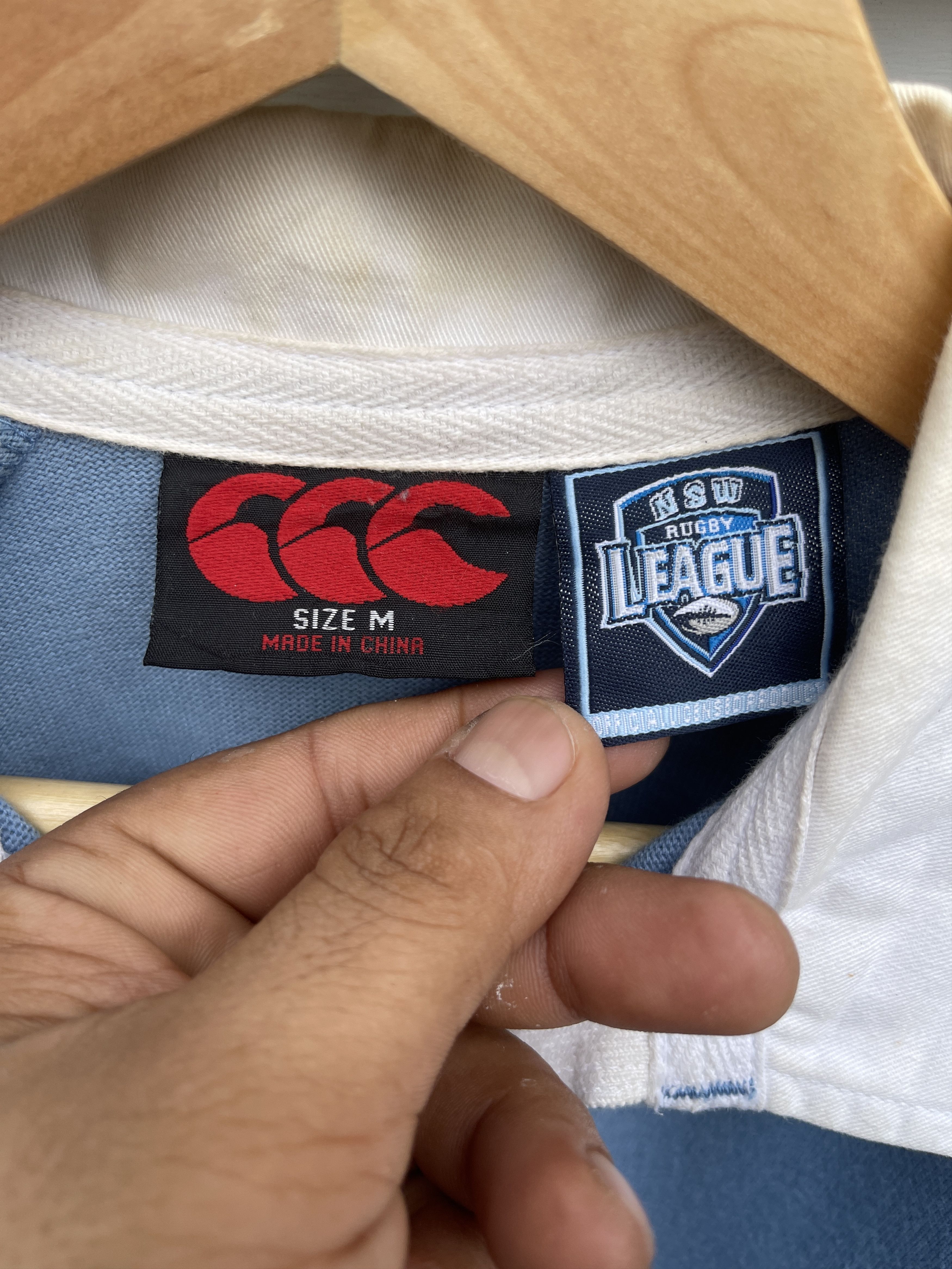 Canterbury of New Zealand LastDrop🔥Vtg Canterbury NSW Blue State Of Origin Rugby Shirt Size US M / EU 48-50 / 2 - 8 Thumbnail