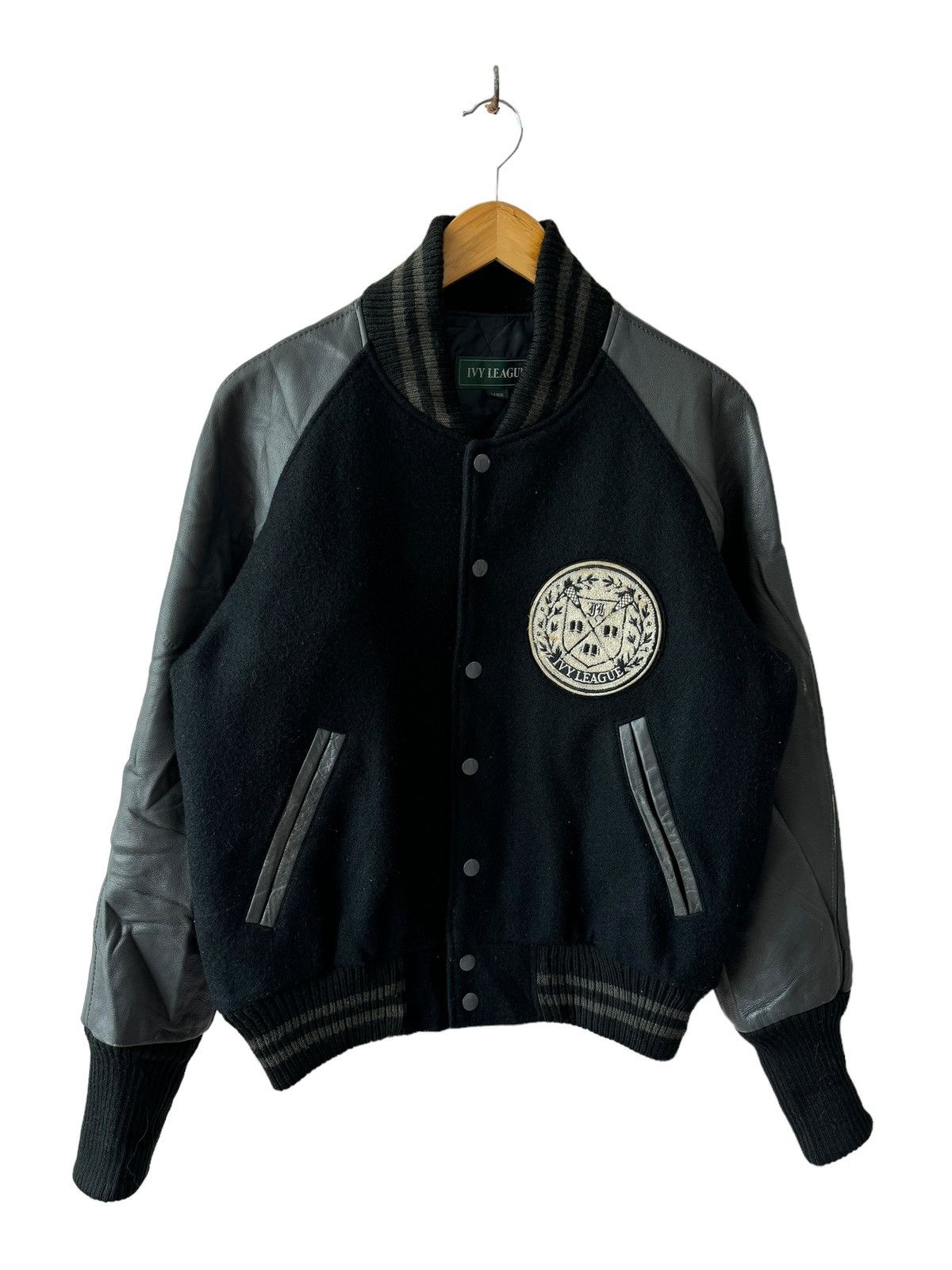 Other Vintage Ivy League Stadium Wool Leather Varsity Jacket Size US L / EU 52-54 / 3 - 7 Thumbnail