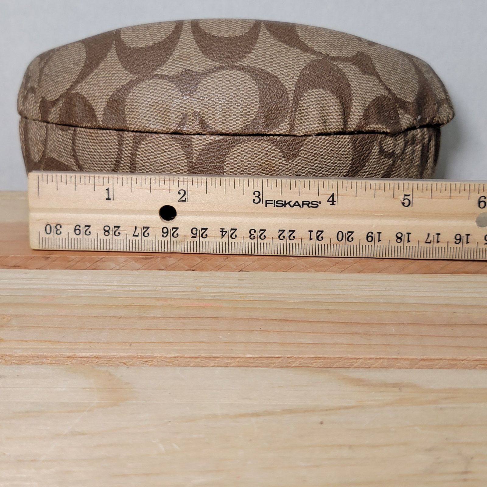Coach Coach Brown Hard Clamshell Glasses Case Size ONE SIZE - 6 Thumbnail