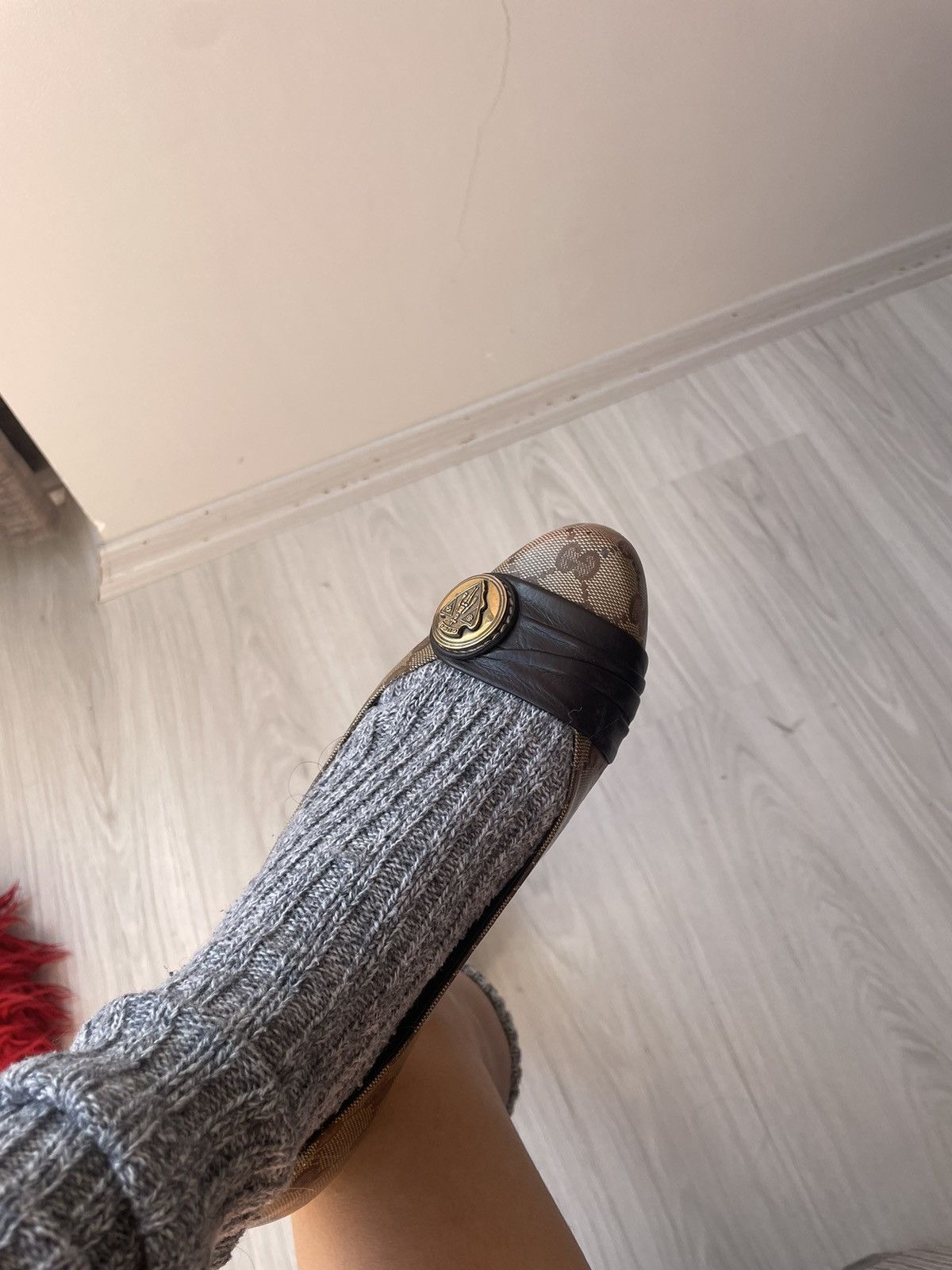 Gucci Gucci Hysteria Monogram Ballet Flats Size US 8 / IT 38 - 3 Thumbnail