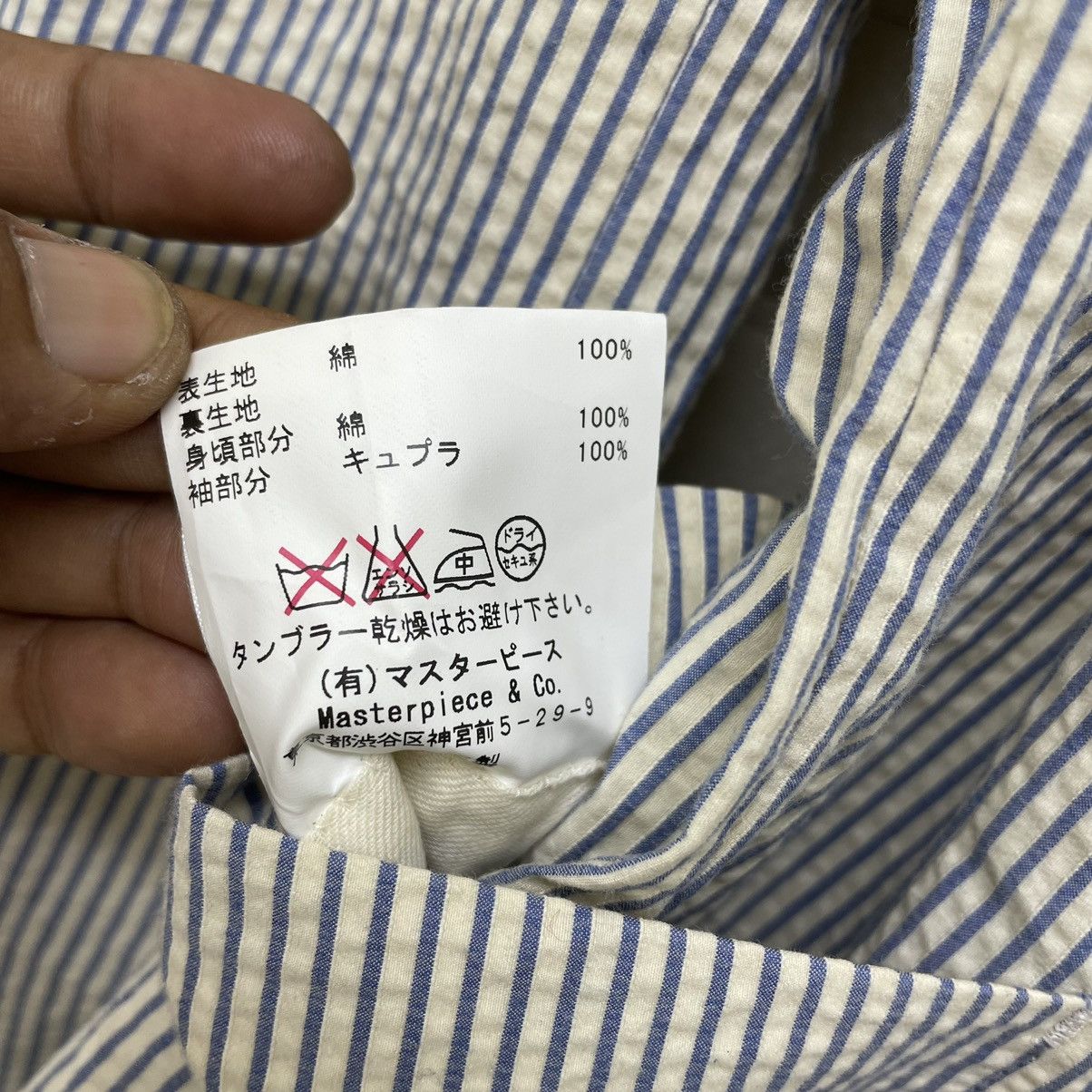 Japanese Brand × MasterPiece × Vintage Japanese Brand Scye Masterpiece Stripe Casual Jacket Size US M / EU 48-50 / 2 - 9 Thumbnail