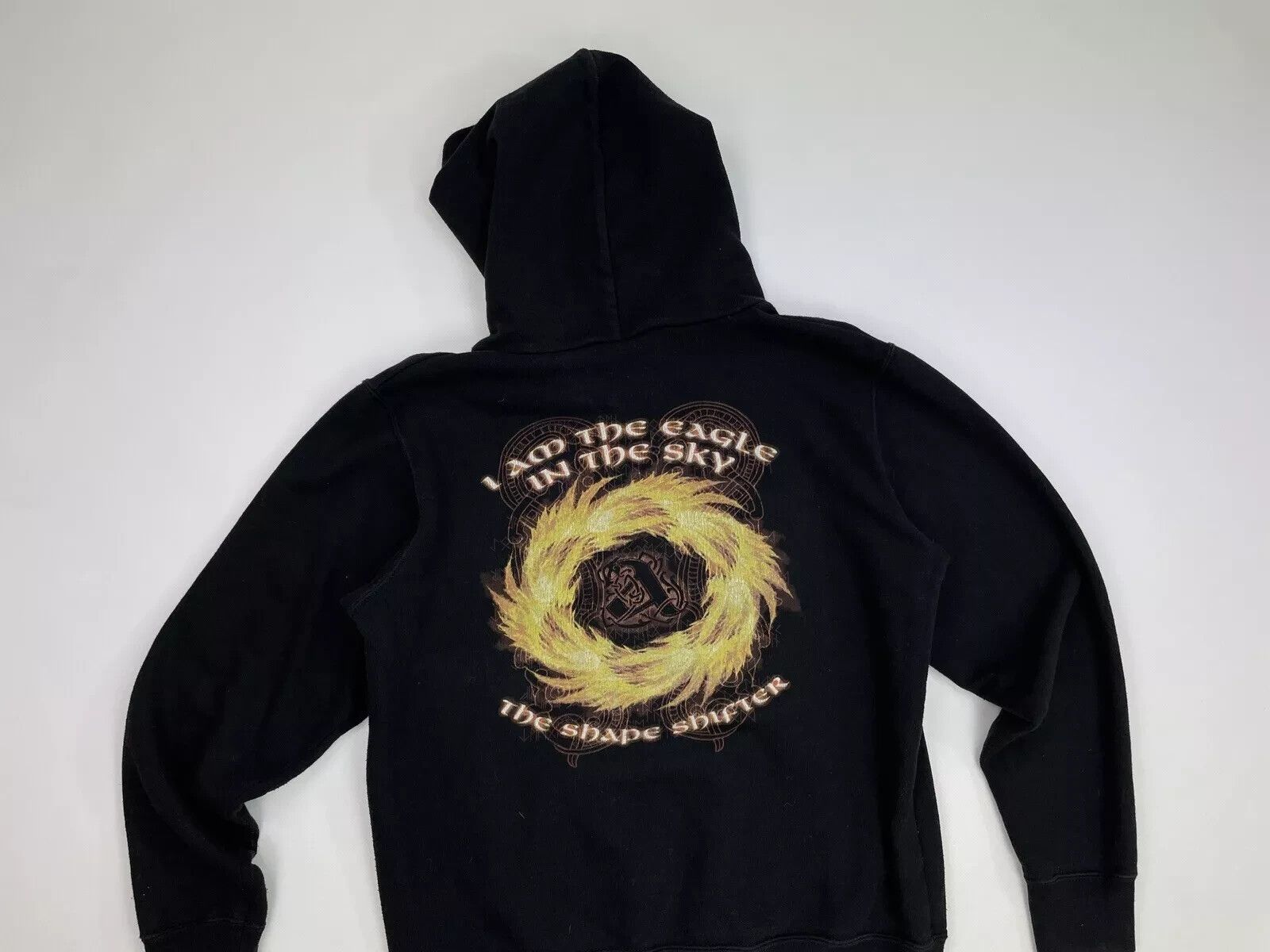 Vintage AMON AMARTH I AM THE EAGLE UN THE SKY 2013 HOODIE FADED ROCK Size US L / EU 52-54 / 3 - 7 Thumbnail