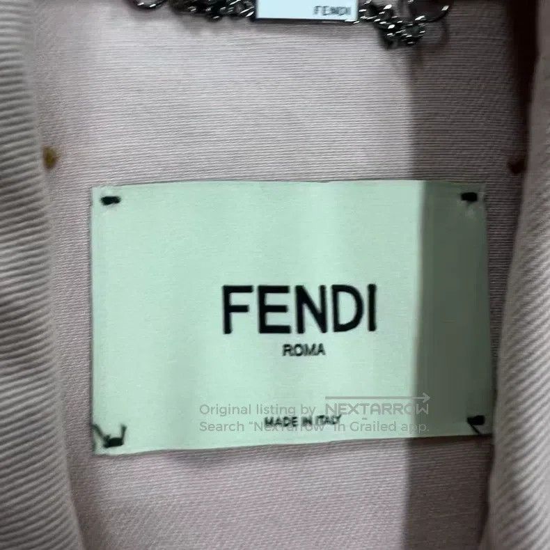 Fendi Fendi Pink Denim Jacket Size XS / US 0-2 / IT 36-38 - 3 Thumbnail