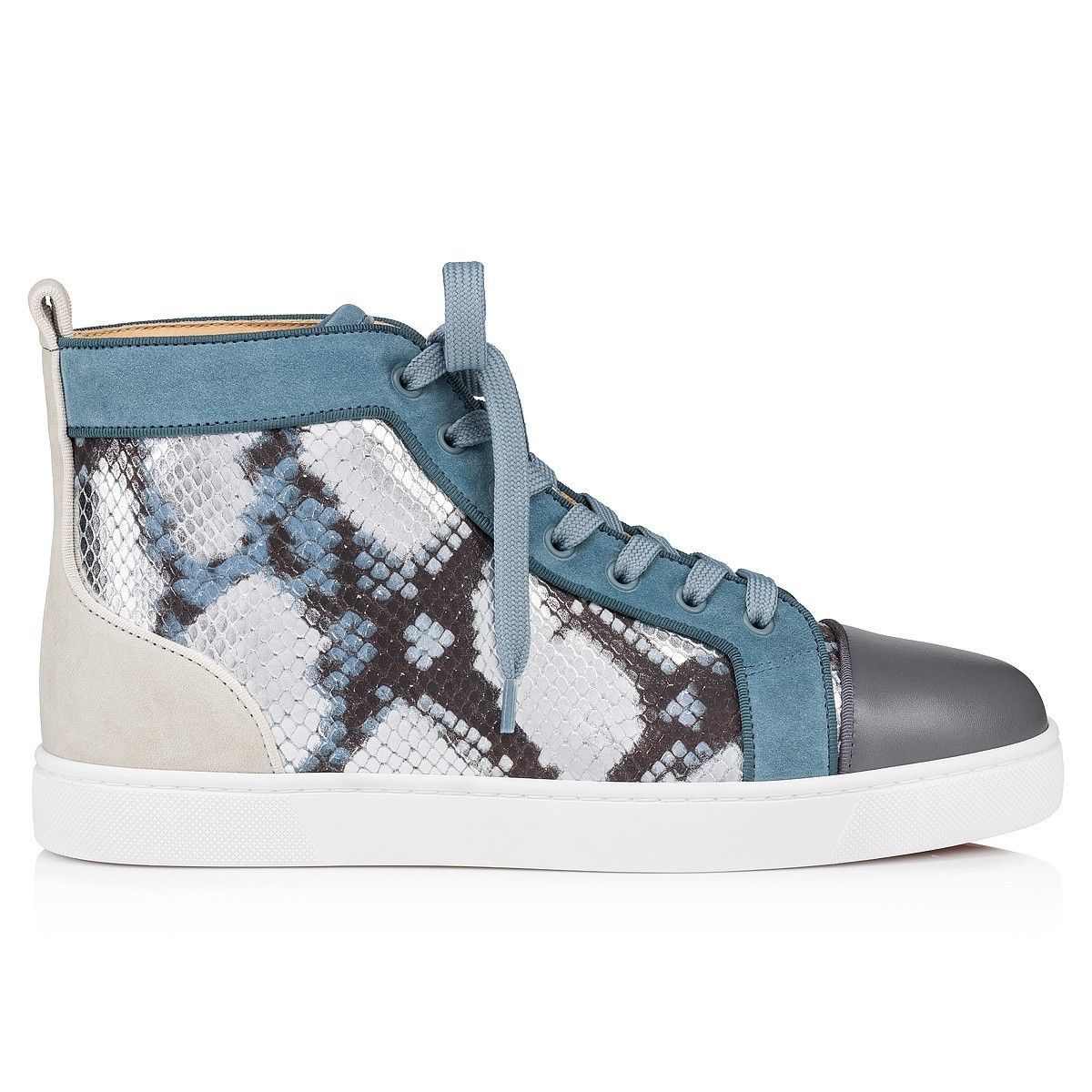 Christian Louboutin o1s1wg110125 Louis Orlato High-Top Sneakers in Multicolor Size US 10 / EU 43 - 2 Thumbnail