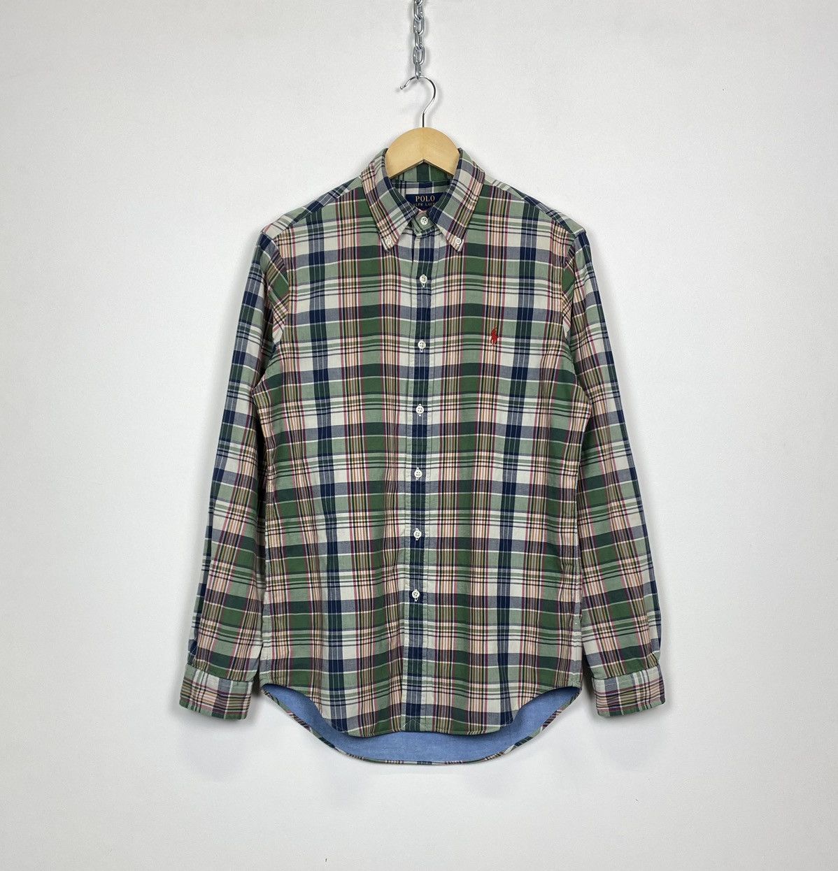Polo Ralph Lauren Polo Ralph Lauren Plaid Shirt Buttons-Up Long Sleeve Top Size US S / EU 44-46 / 1 - 1 Thumbnail