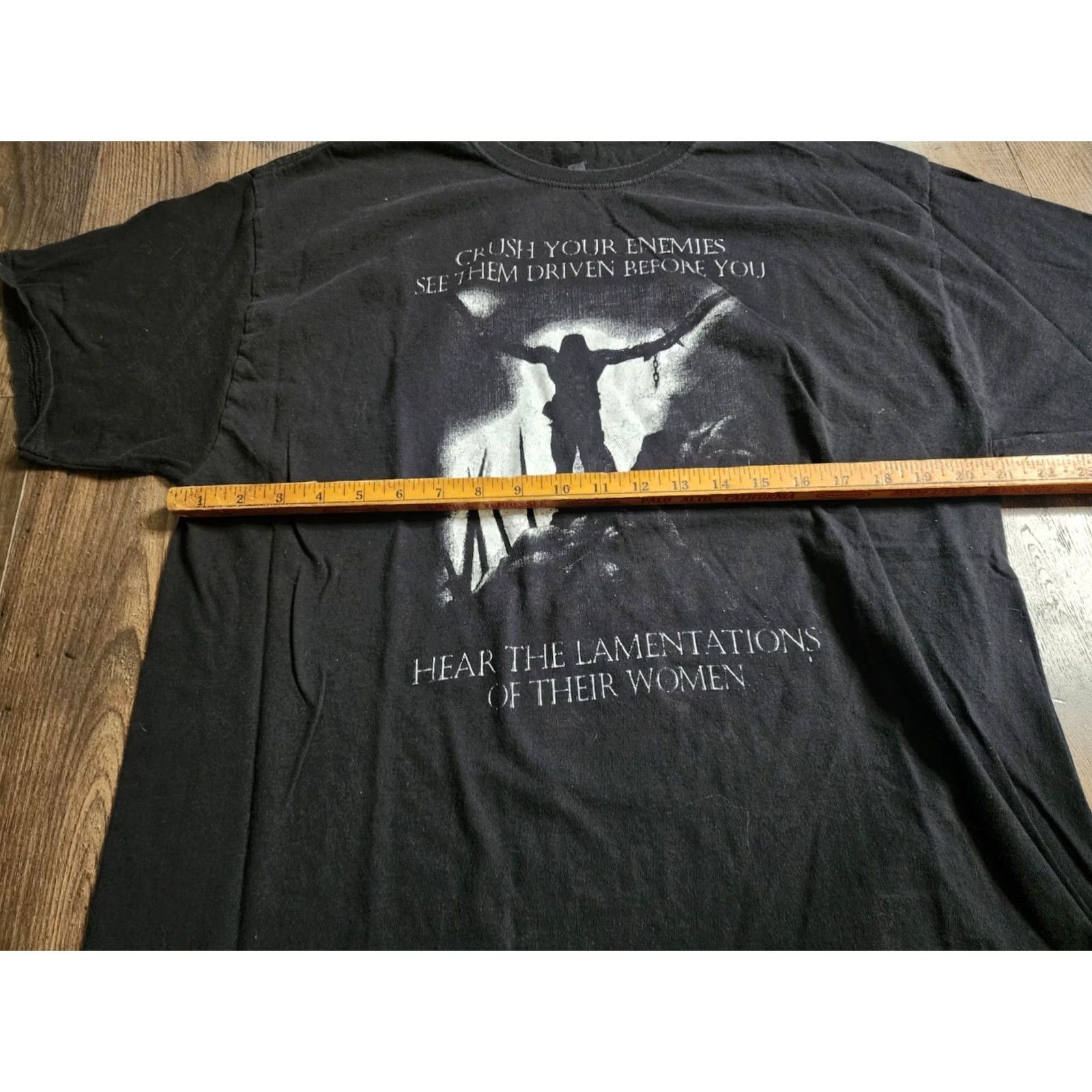 Hanes Mens XL Conan The Barbarian Double Sided Quote T Shirt Size US XL / EU 56 / 4 - 3 Thumbnail