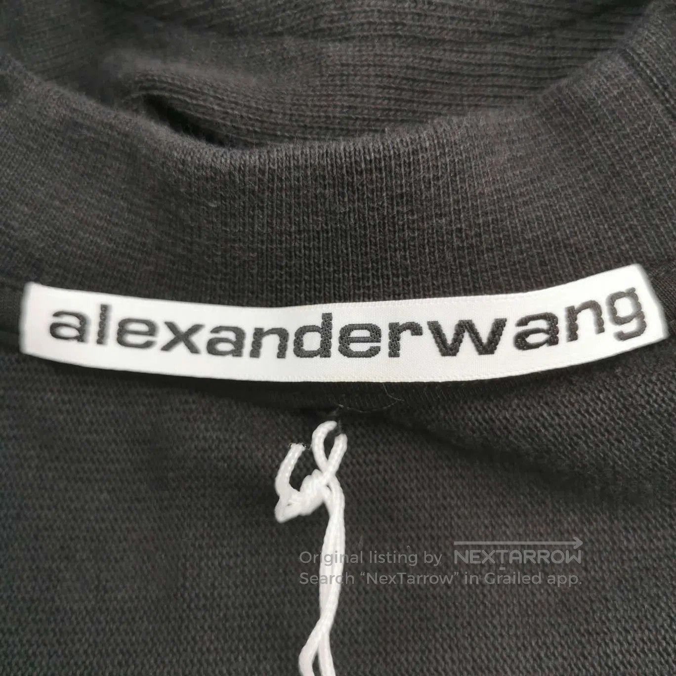 Alexander Wang Alexander Wang XS Logo Short-Sleeve Cotton T-Shirt. Size US XS / EU 42 / 0 - 2 Thumbnail