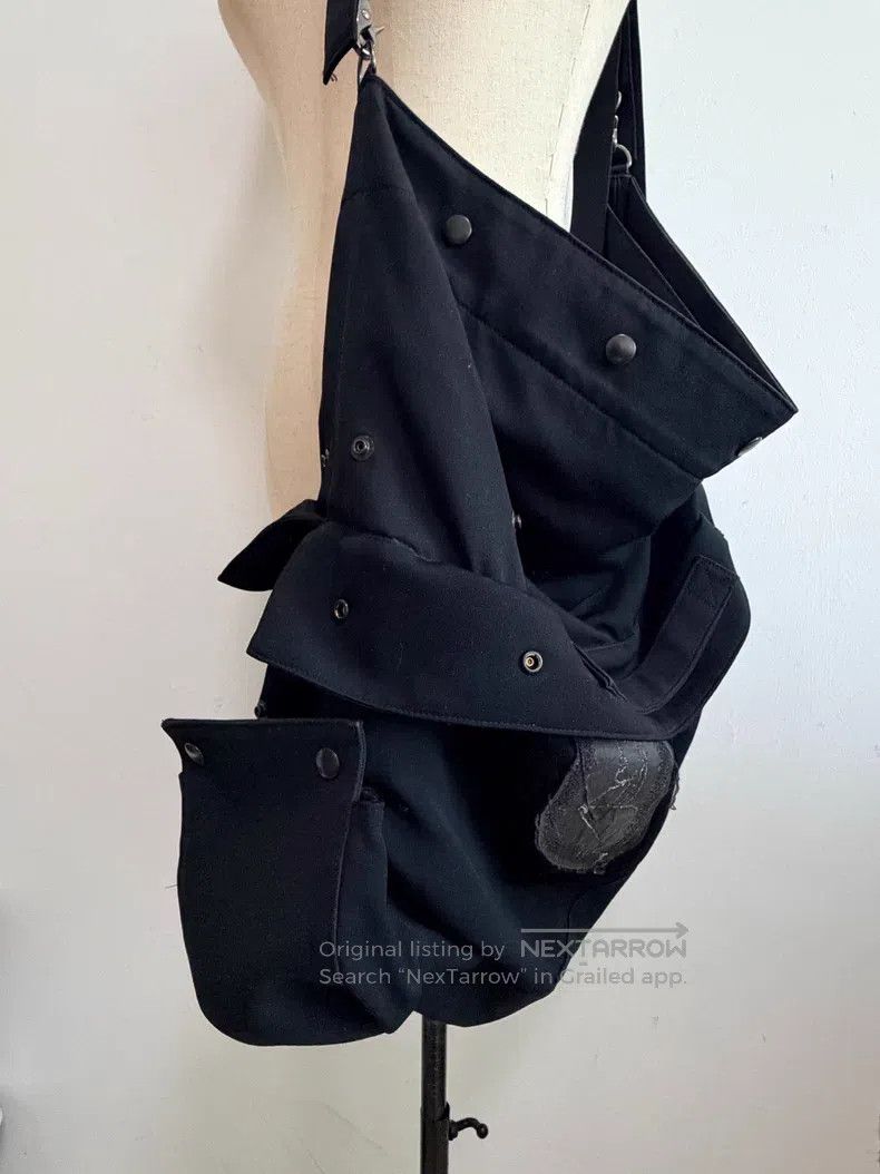 Yohji Yamamoto Yohji Yamamoto Crossbody bag with structured design and si Size ONE SIZE - 6 Thumbnail