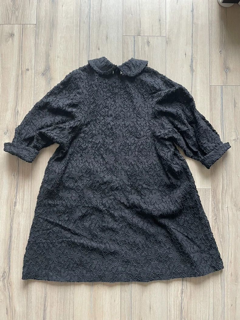 Comme des Garcons Comme des Garcons Black three-dimensional flowered dress Size XS / US 0-2 / IT 36-38 - 2 Thumbnail
