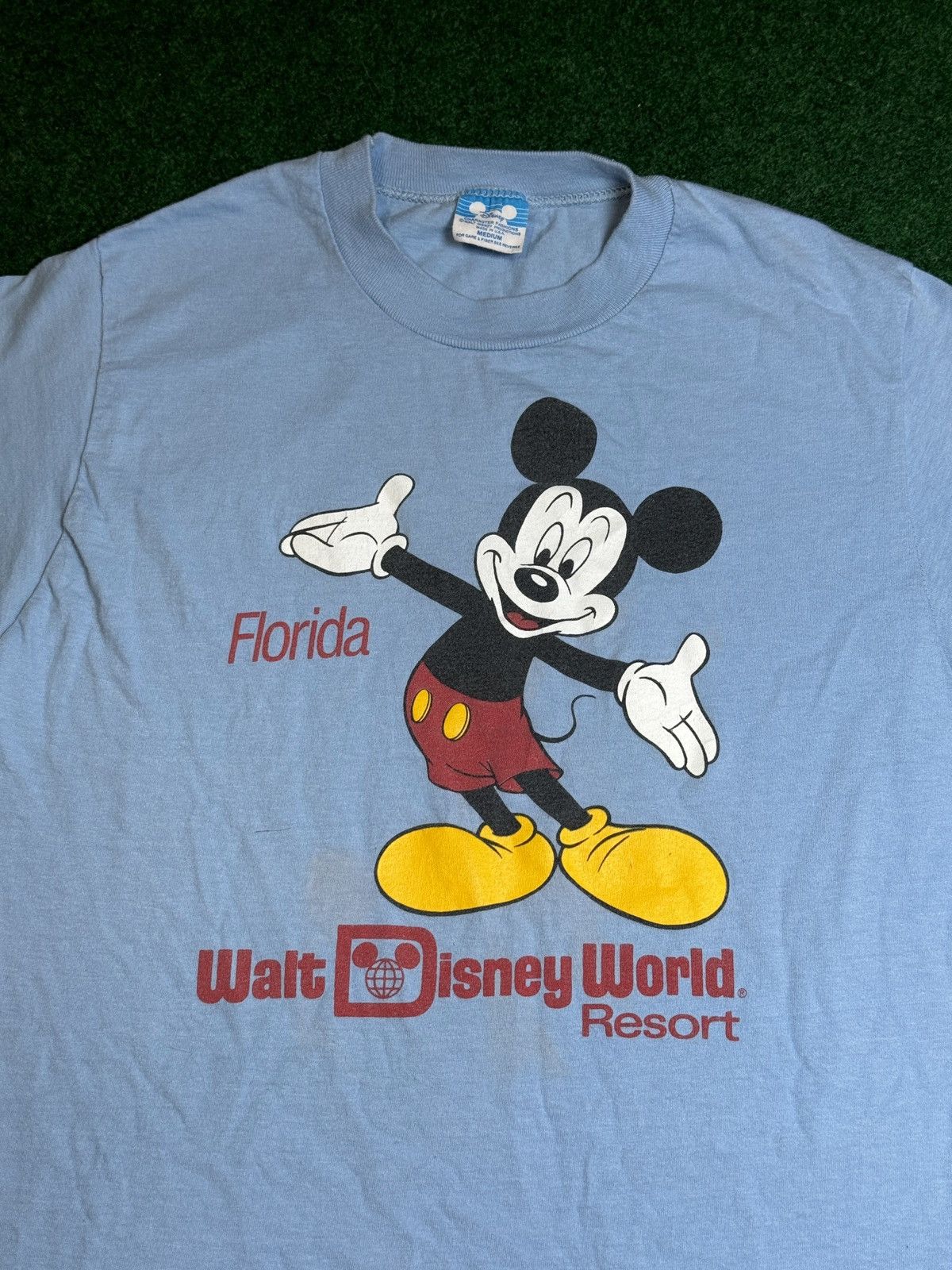 Disney × Vintage vintage 80s Walt Disney World Resort Mickey Mouse T Shirt Size US S / EU 44-46 / 1 - 2 Thumbnail