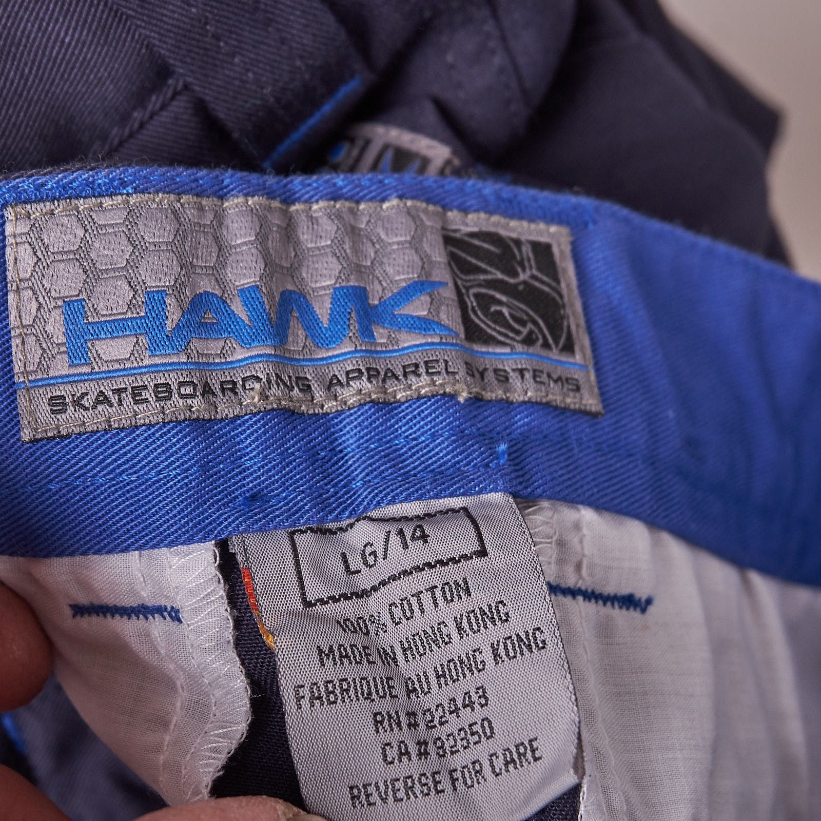 Tony Hawk Y2K Hawk Skateboarding Apparel Deadstock Blue Cargo Pants Size US 26 / EU 42 - 8 Thumbnail