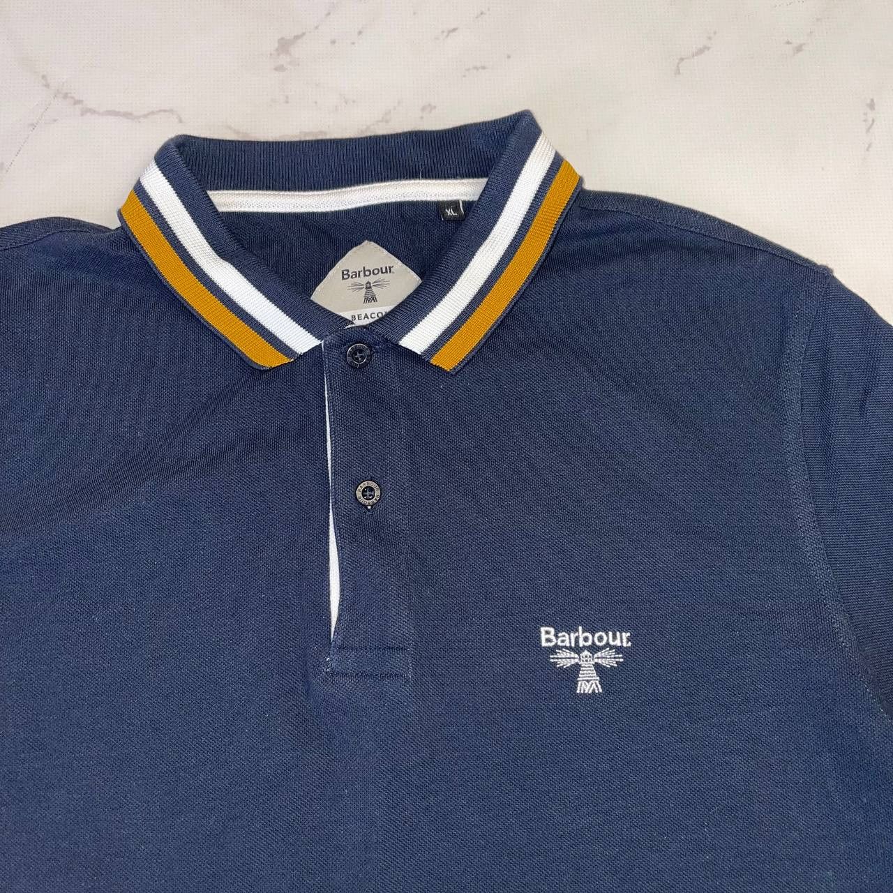 Barbour Barbour T-shirt Polo Size XL Lighthouse Logo Vintage Size US XL / EU 56 / 4 - 7 Thumbnail