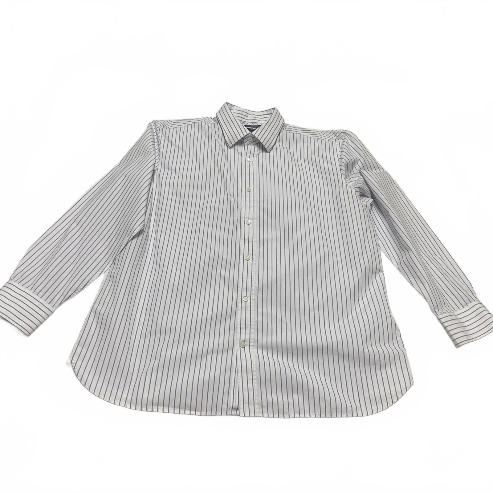 Banana Republic Banana Republic XL Slim Fit Striped Button-Up Shirt Size US XL / EU 56 / 4 - 1 Thumbnail