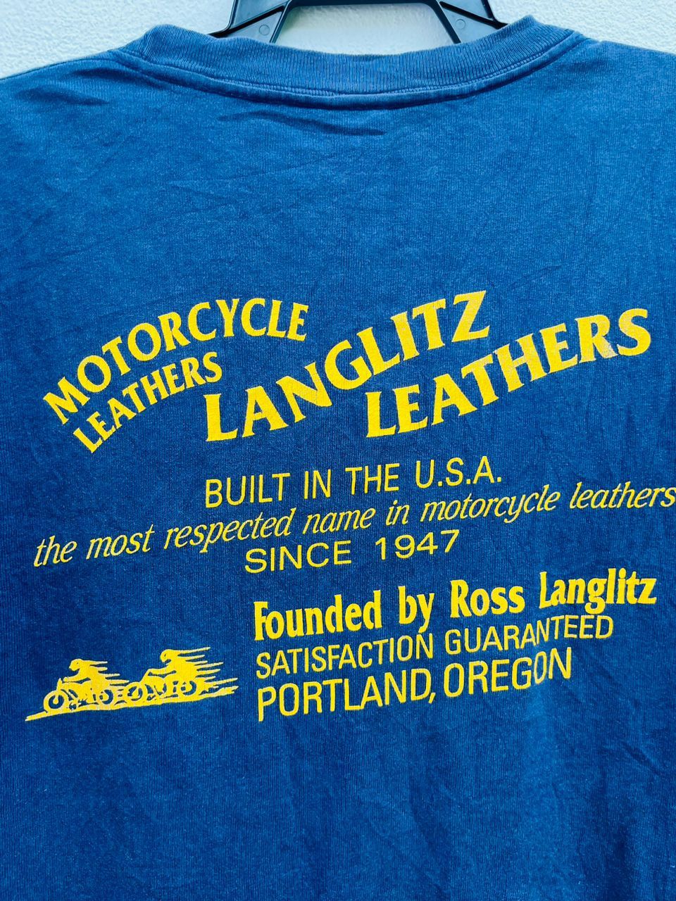 Japanese Brand Vintage Langlitz Leathers Motorcycles Designer Fashion Style Size US L / EU 52-54 / 3 - 5 Thumbnail