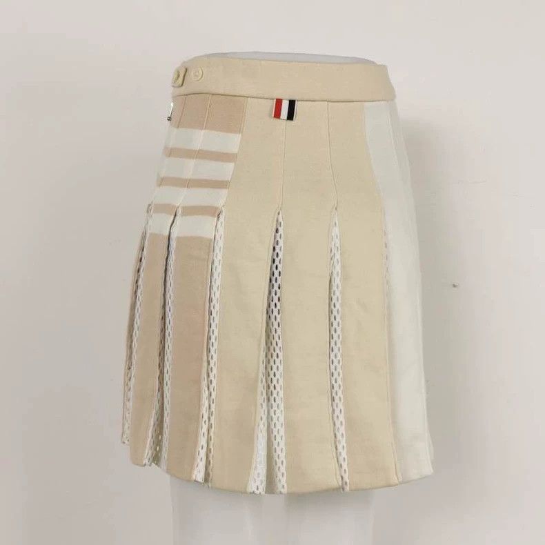 Thom Browne Thom Browne Cotton four-barrel pleated skirt Size 24" / US 00 / IT 34 - 6 Thumbnail