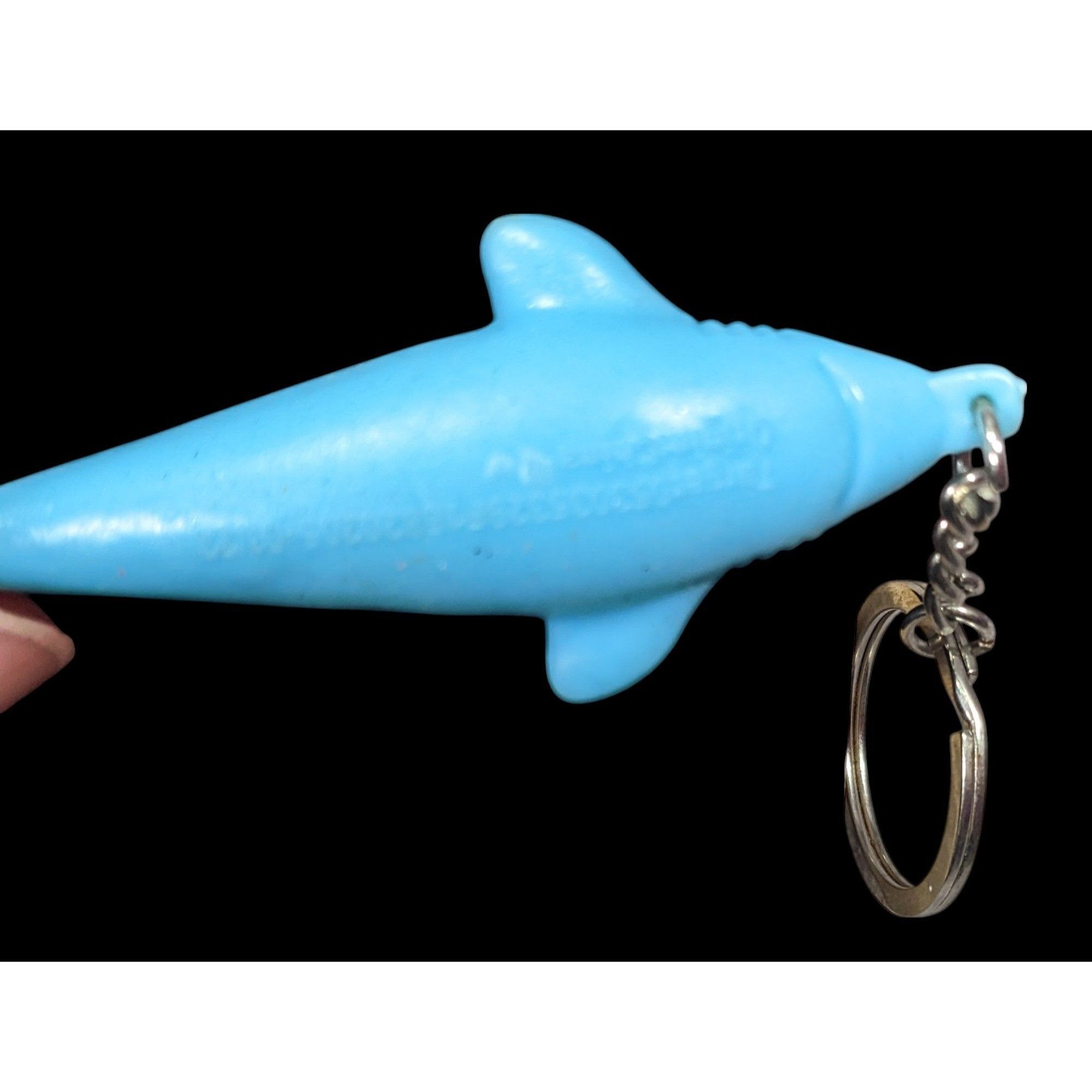Other Beachy Blue Rubber Squishy Shark Keychain Size ONE SIZE - 3 Thumbnail
