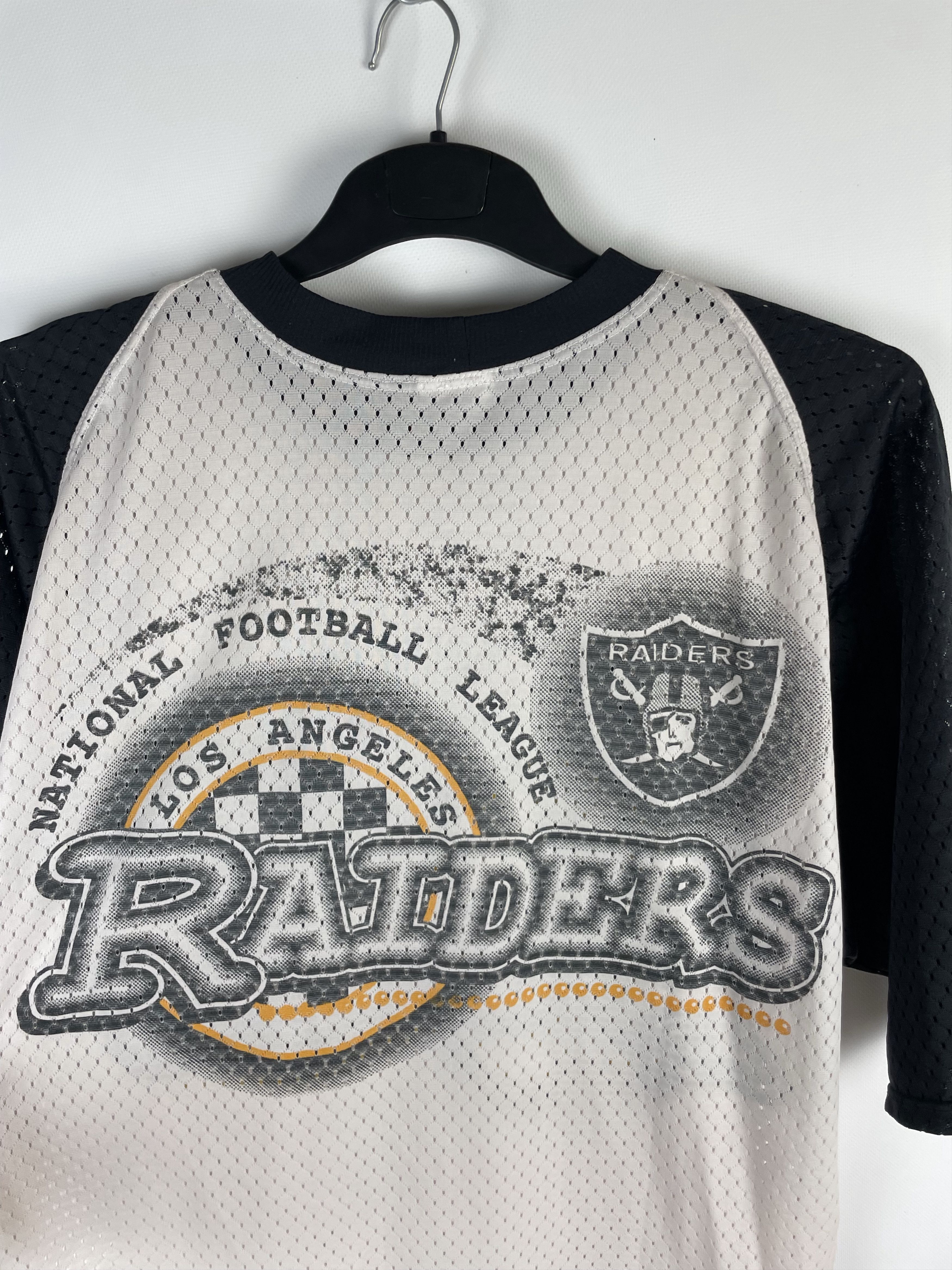 NFL Vintage 90s Los Angeles Raiders Football Jersey T-Shirt Size US XL / EU 56 / 4 - 7 Thumbnail