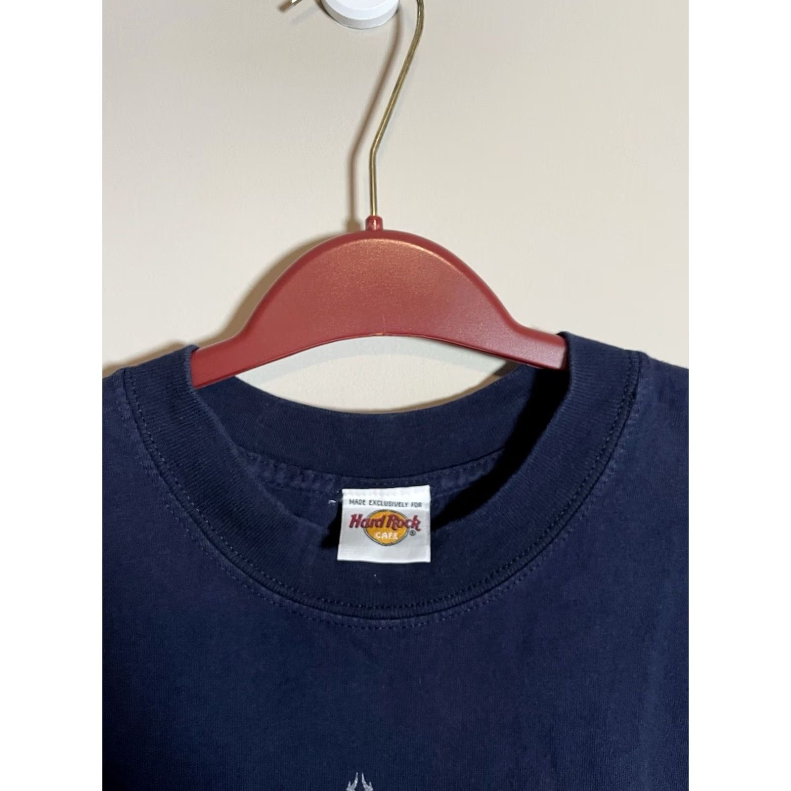Hard Rock Cafe VINTAGE Hard Rock Cafe Shirt Blue 90s L Mens Size US L / EU 52-54 / 3 - 5 Thumbnail