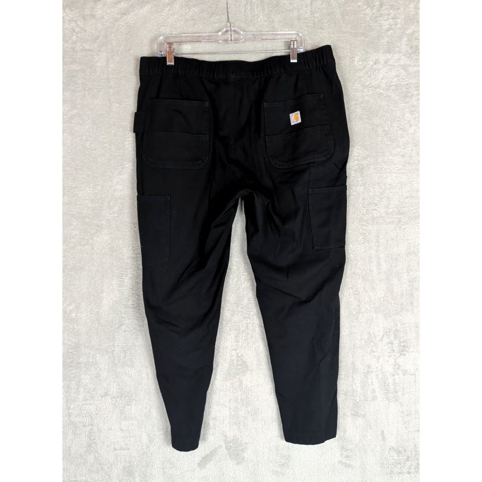 Carhartt Carhartt Force Ripstop Work Pants Women Large Black Relaxed Fit Cargo Utility Pants Size 36" / US 14 / IT 50 - 3 Thumbnail