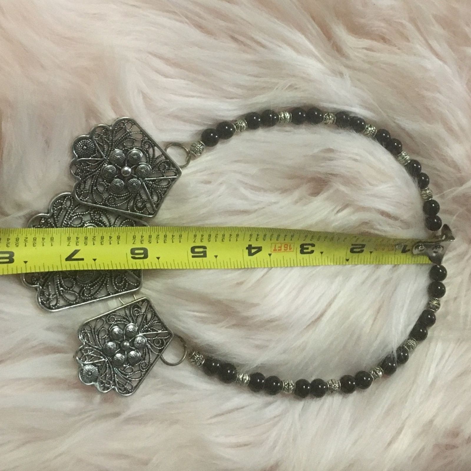 Handmade Handmade Upcycled Black Necklace Goth Fairygrunge Whimsygoth Size ONE SIZE - 3 Thumbnail
