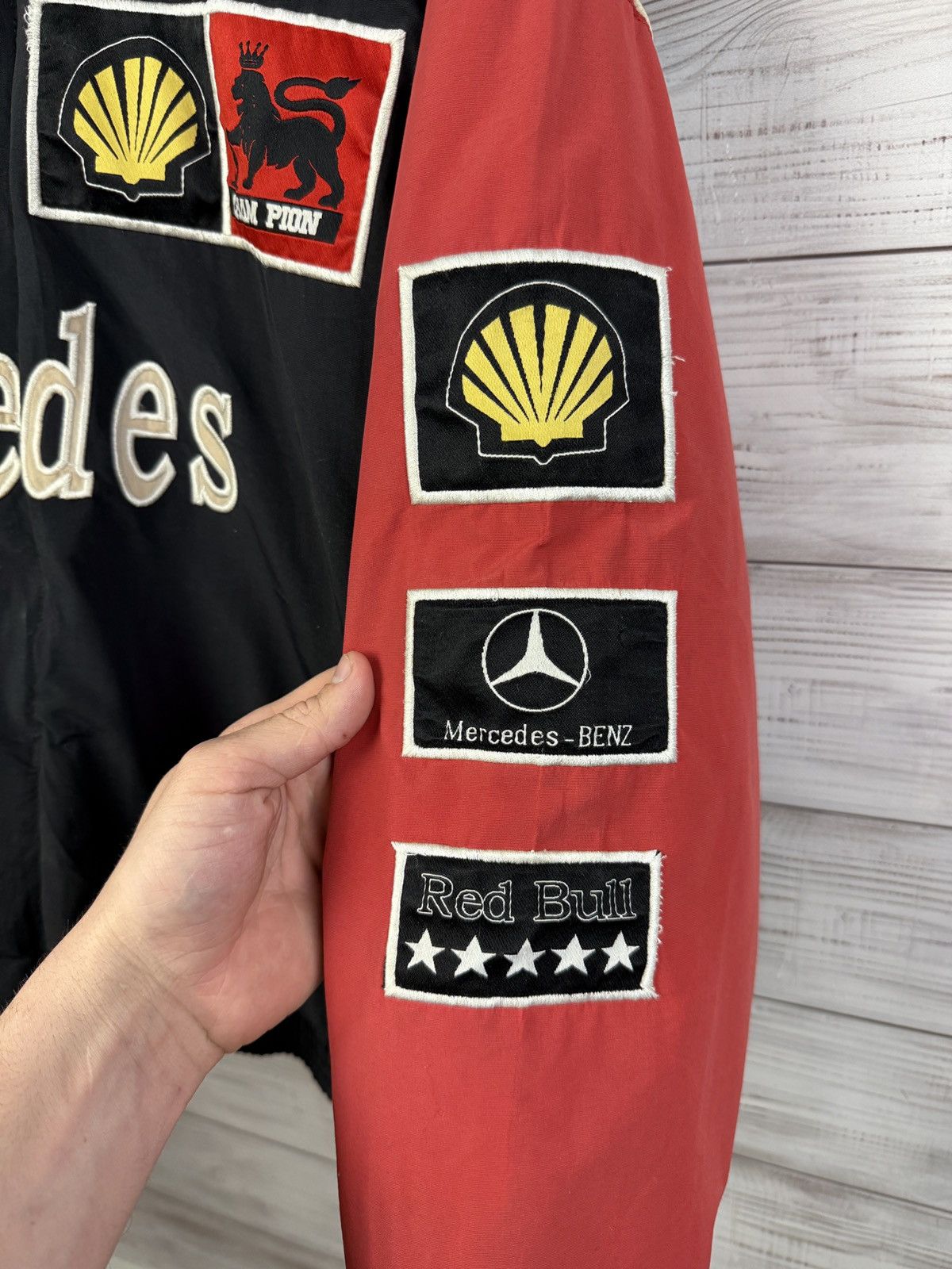 Mercedes-Benz Vintage Racing Mercedes-Benz Jacket Malboro Shell Red Bull Size US M / EU 48-50 / 2 - 17 Thumbnail