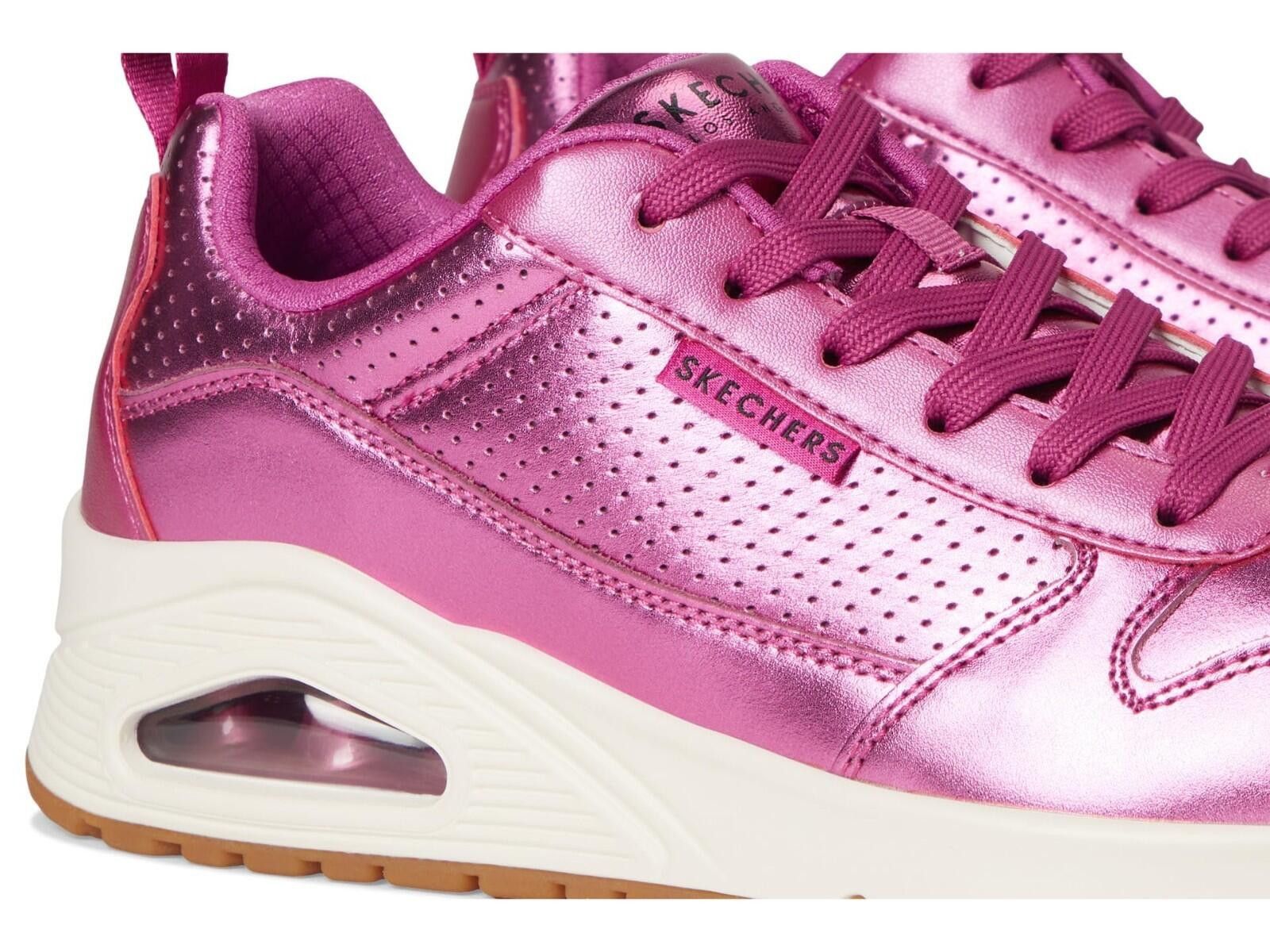 SKECHERS Skechers Uno Metallixs Magenta Pink 7.5 Shoes Memory Foam Size US 7.5 / IT 37.5 - 3 Thumbnail