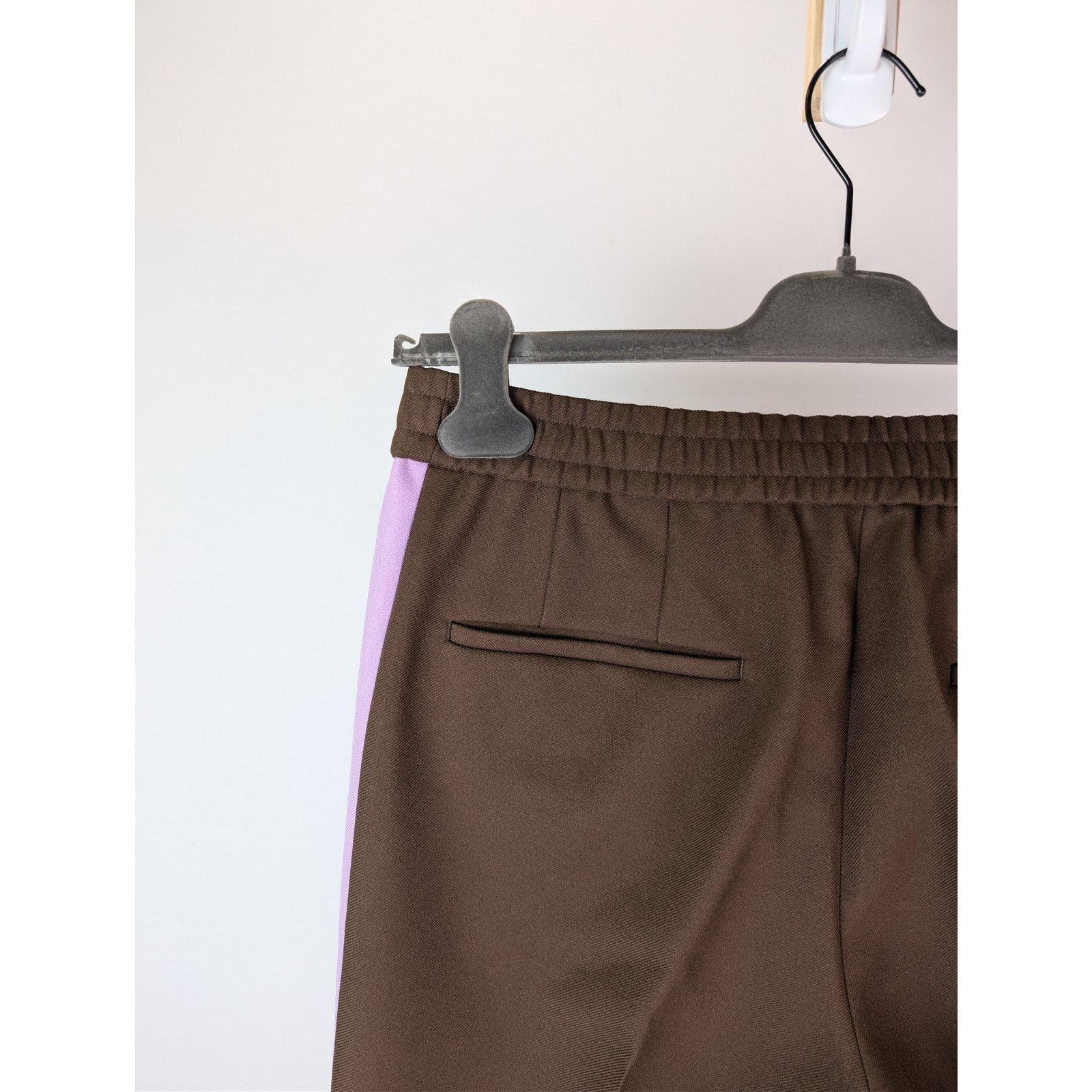 Gucci o1rshd1 Drawstring Fluid Drill Pants in Vanessa Brown / Mix Size US 34 / EU 50 - 16 Thumbnail