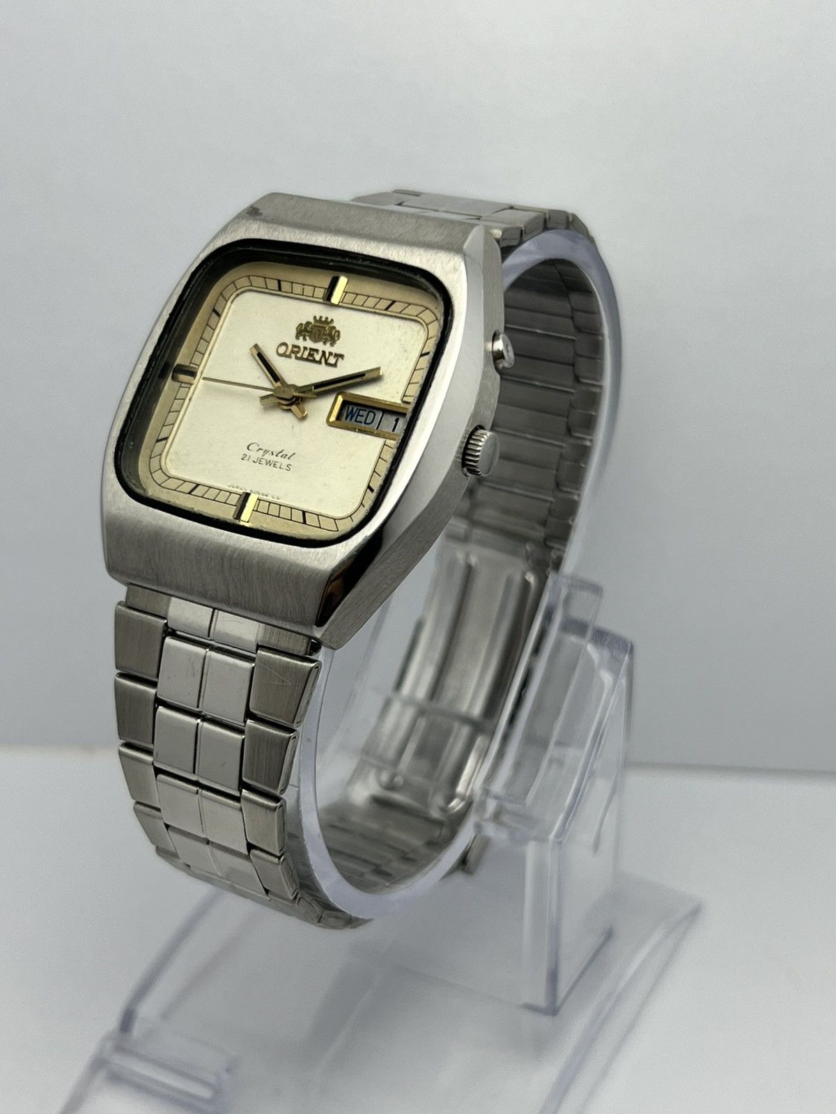 Orient Vintage Orient Automatic wrist Watch Day/Date Japan Size 36 - 16 Thumbnail