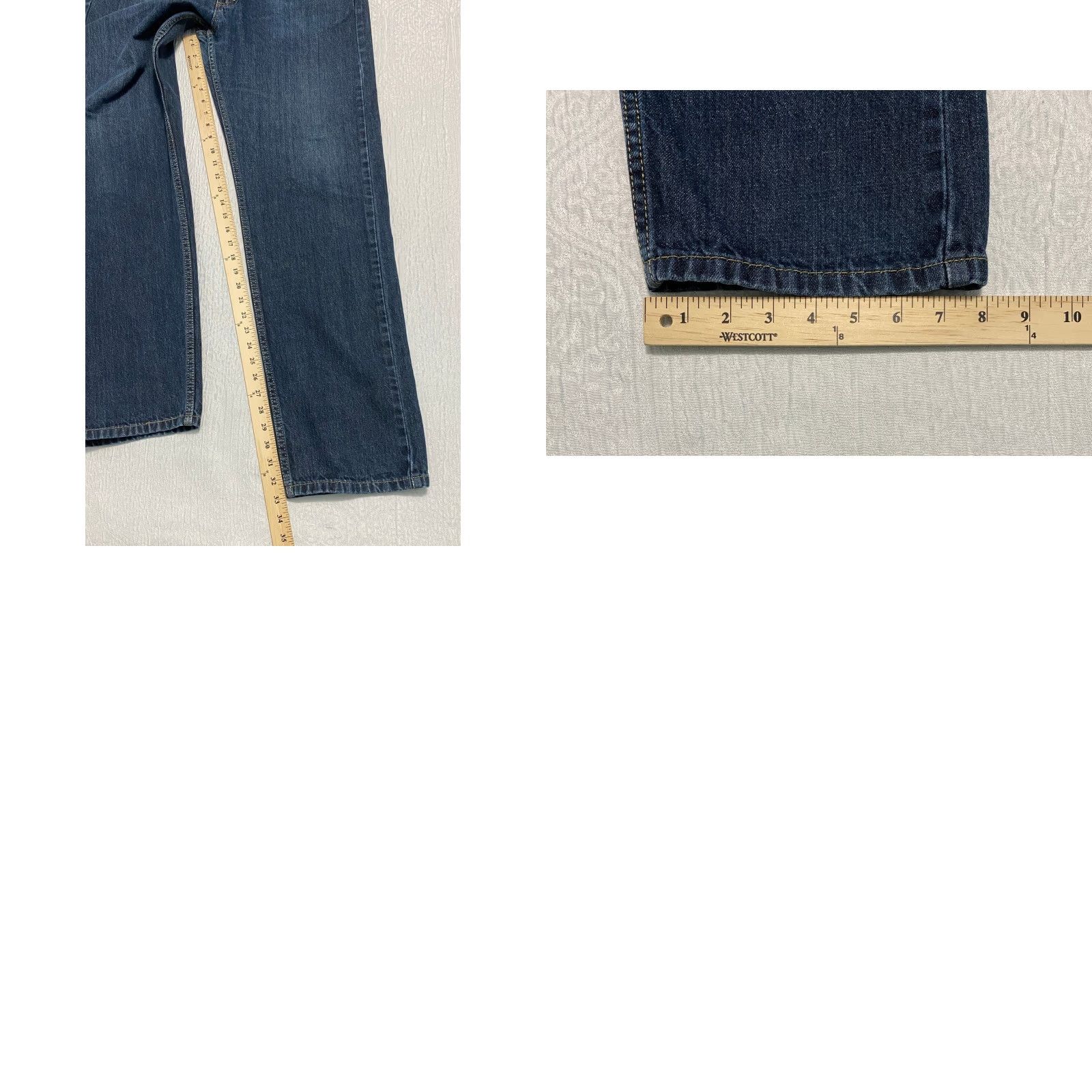 Levi's Levi's 505 Mens Jeans Regular Fit Straight Denim Blue W38 L34 Pants Jeans Size US 38 / EU 54 - 8 Thumbnail