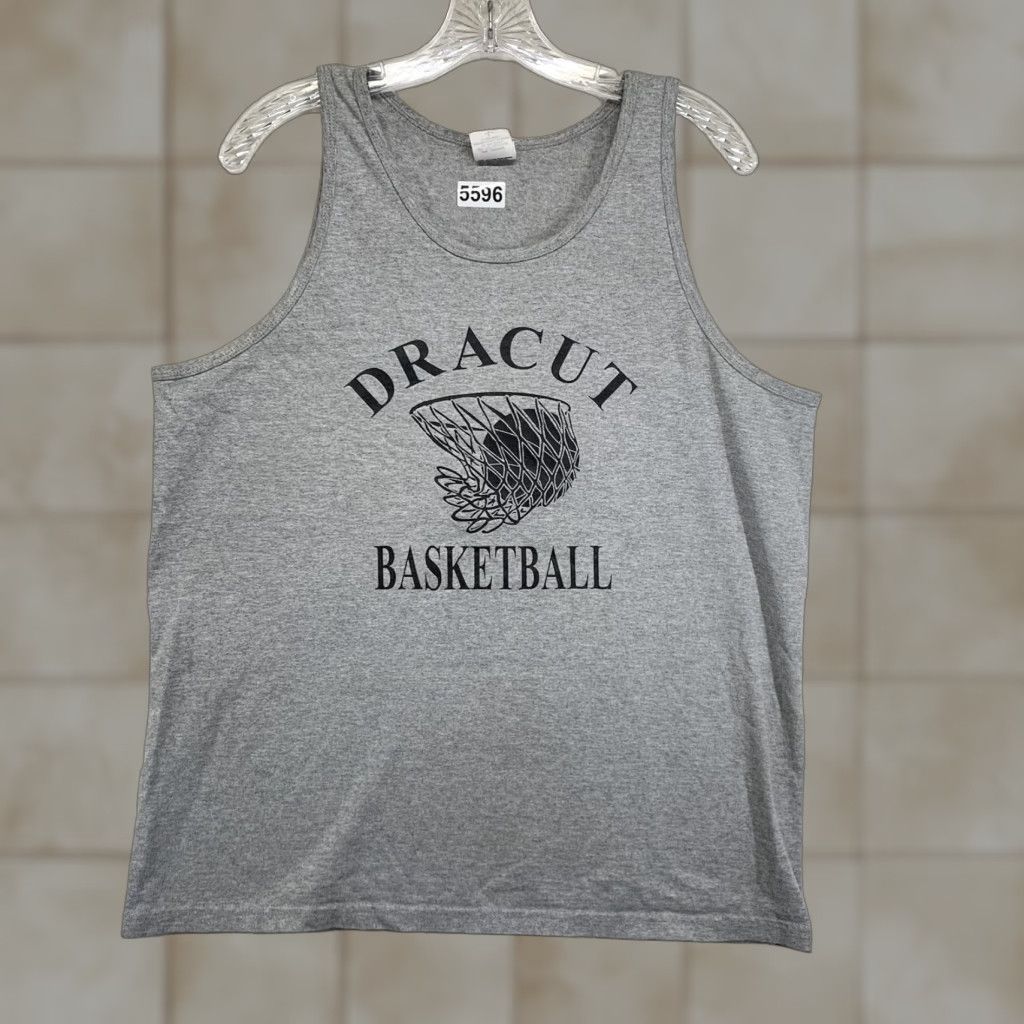 Anvil VINTAGE Anvil Basketball Tank Top Unisex Adult Medium Gray 90s Activewear Sleeveless Pullover 7 Dracut Size US M / EU 48-50 / 2 - 1 Thumbnail