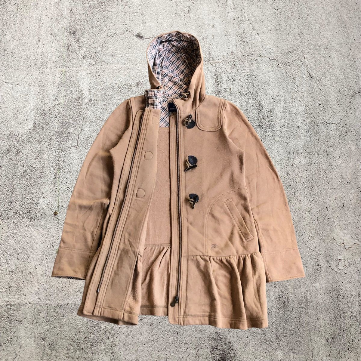 Burberry Vintage Burberry Blue Label Duffle Dreses Jacket With Hoodie Size L / US 10 / IT 46 - 12 Thumbnail