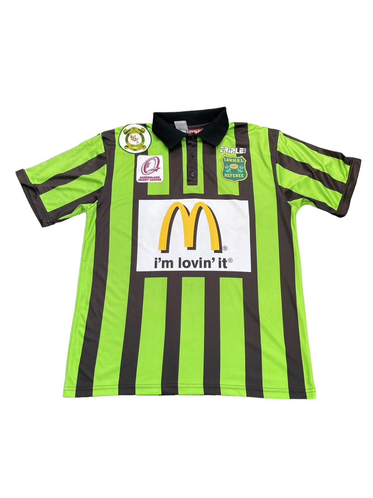 Vintage Vintage Queensland Rubgy Referee Jersey Size US L / EU 52-54 / 3 - 1 Thumbnail