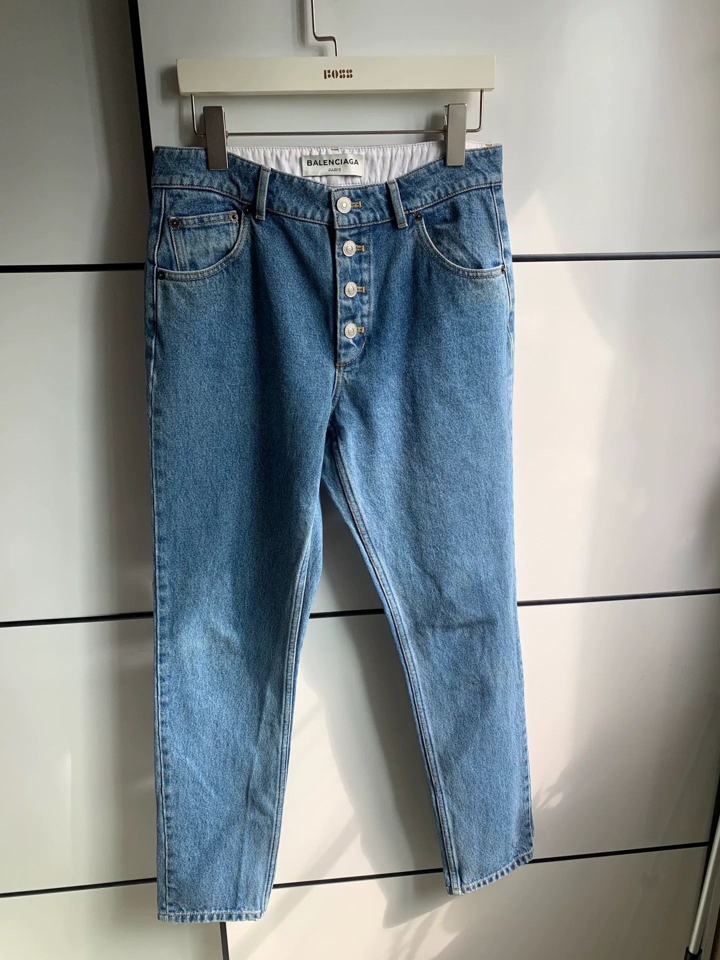Balenciaga Balenciaga Distressed Denim Jeans Size 38" / US 16 / IT 52 - 1 Thumbnail