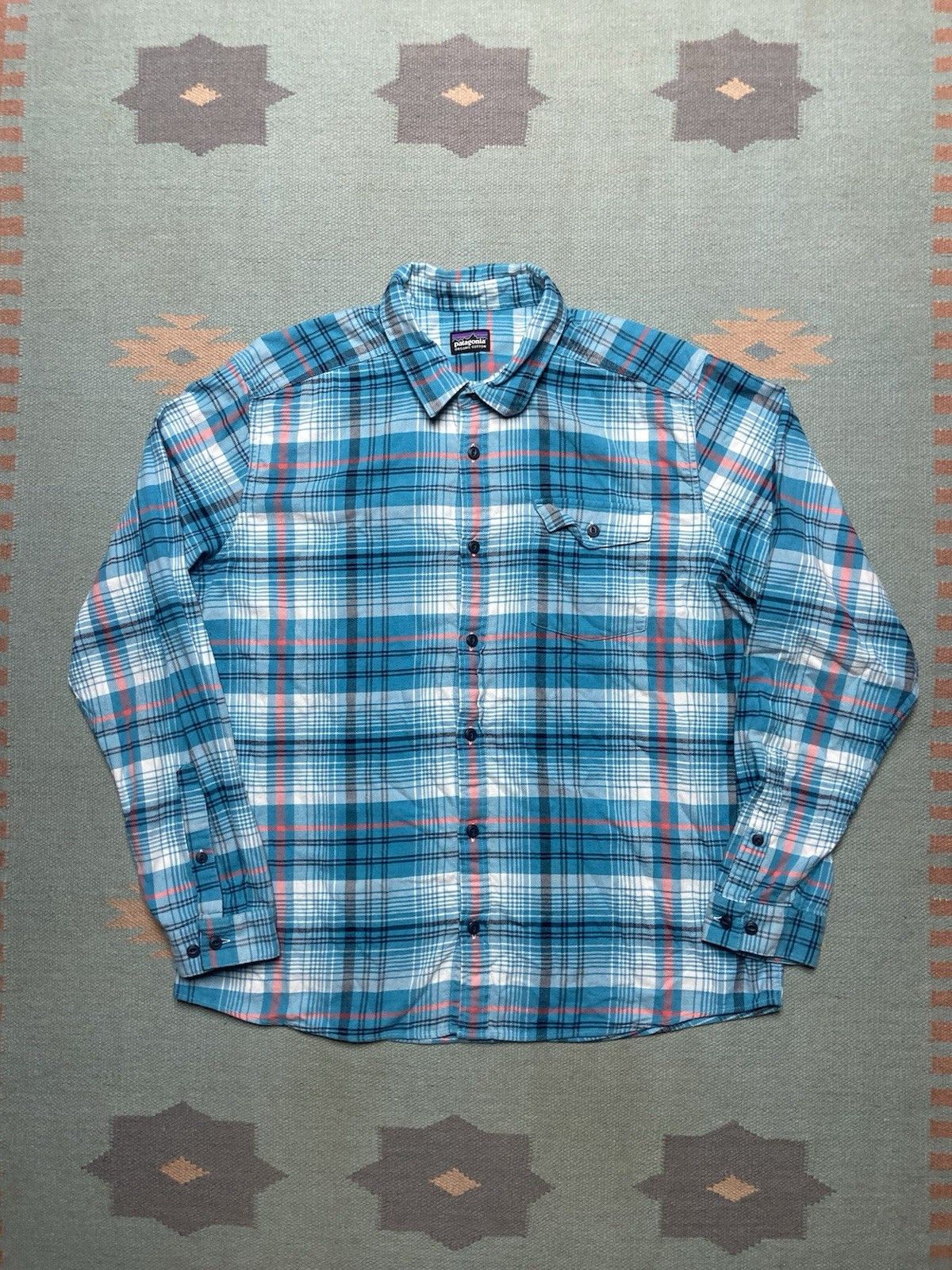 Vintage Patagonia organic cotton flannel shirt plaid soft hiking XL Size US XL / EU 56 / 4 - 1 Thumbnail
