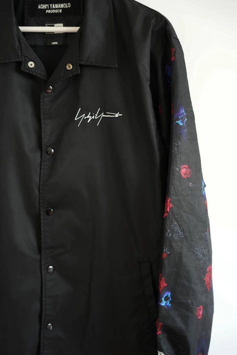 Yohji Yamamoto Yohji Yamamoto Yohji Yamamoto Coach Jacket with Rose Skull Size US M / EU 48-50 / 2 - 4 Thumbnail