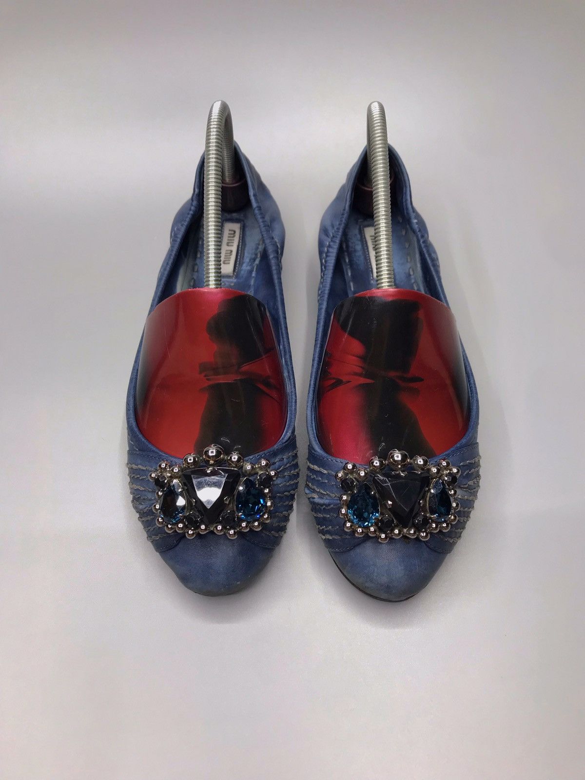 Miu Miu × Prada Miu miu Leather Ballet Flats Size US 6.5 / IT 36.5 - 10 Thumbnail