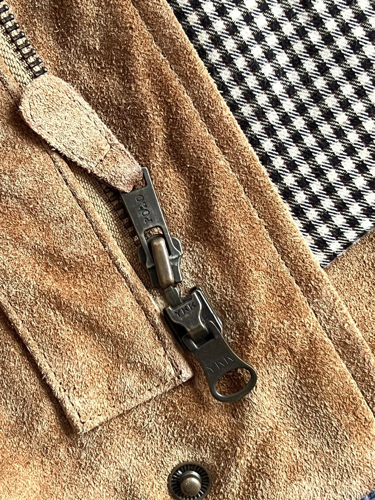 Polo Ralph Lauren × RRL Ralph Lauren × Ralph Lauren Vintage 80s-90s Polo by Ralph Lauren Suede Ranch/Car Coat Size US XL / EU 56 / 4 - 8 Thumbnail