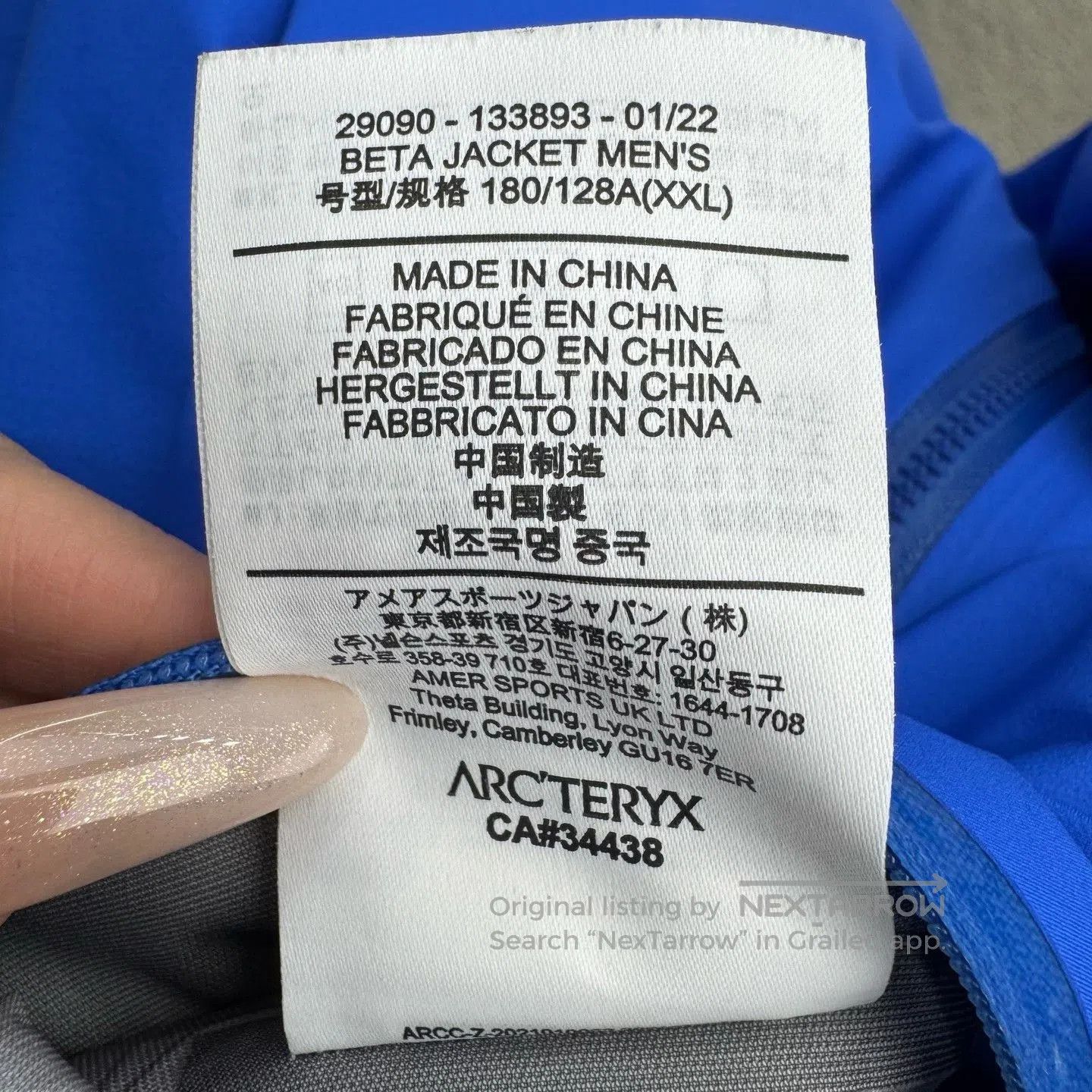 Arc'teryx Arcteryx BETA Jacket GORE. Size US XXL / EU 58 / 5 - 2 Thumbnail