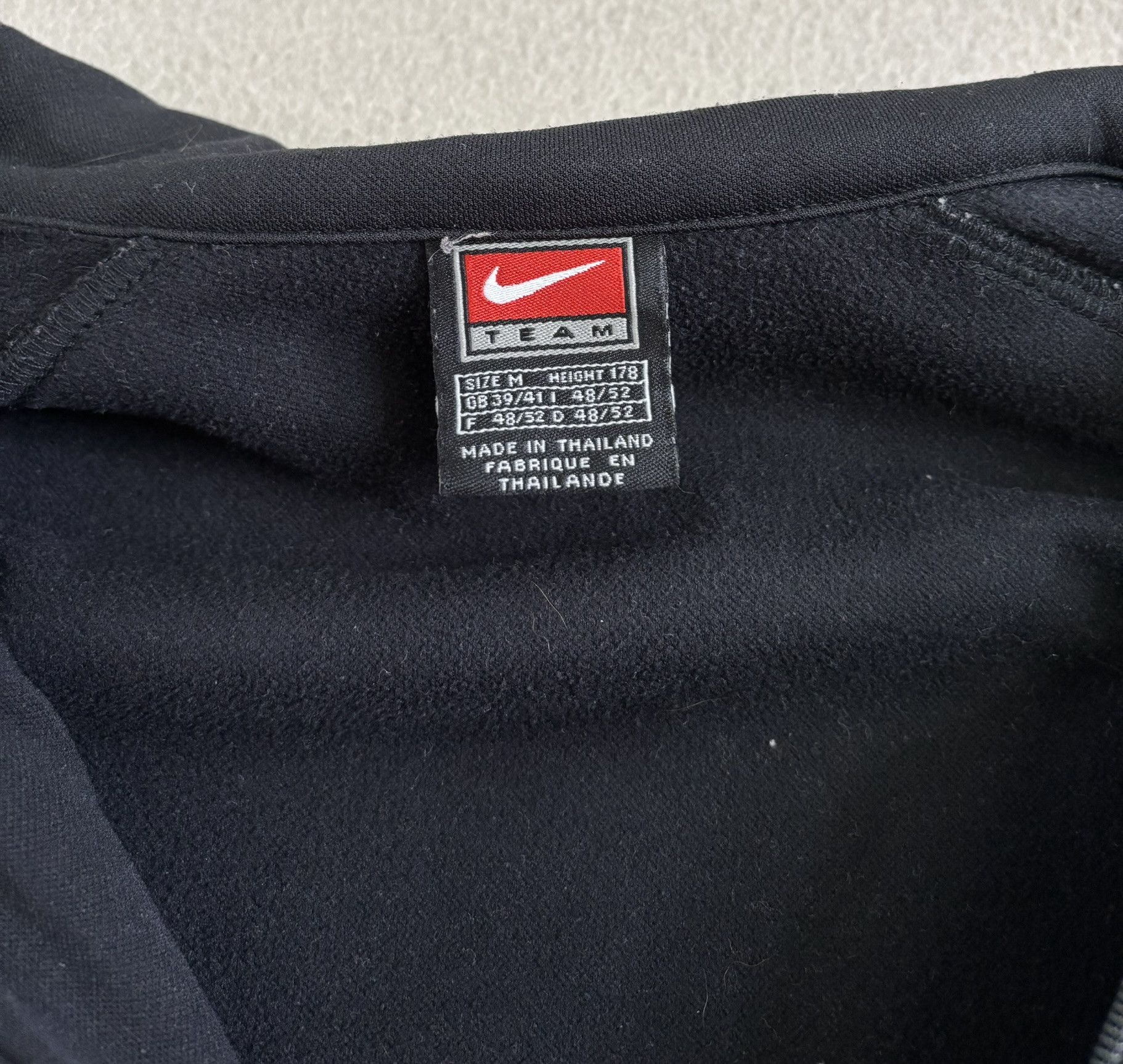 Nike Nike Team vintage 90s 1/4 zip sweatshirt Black Medium Size US M / EU 48-50 / 2 - 18 Thumbnail
