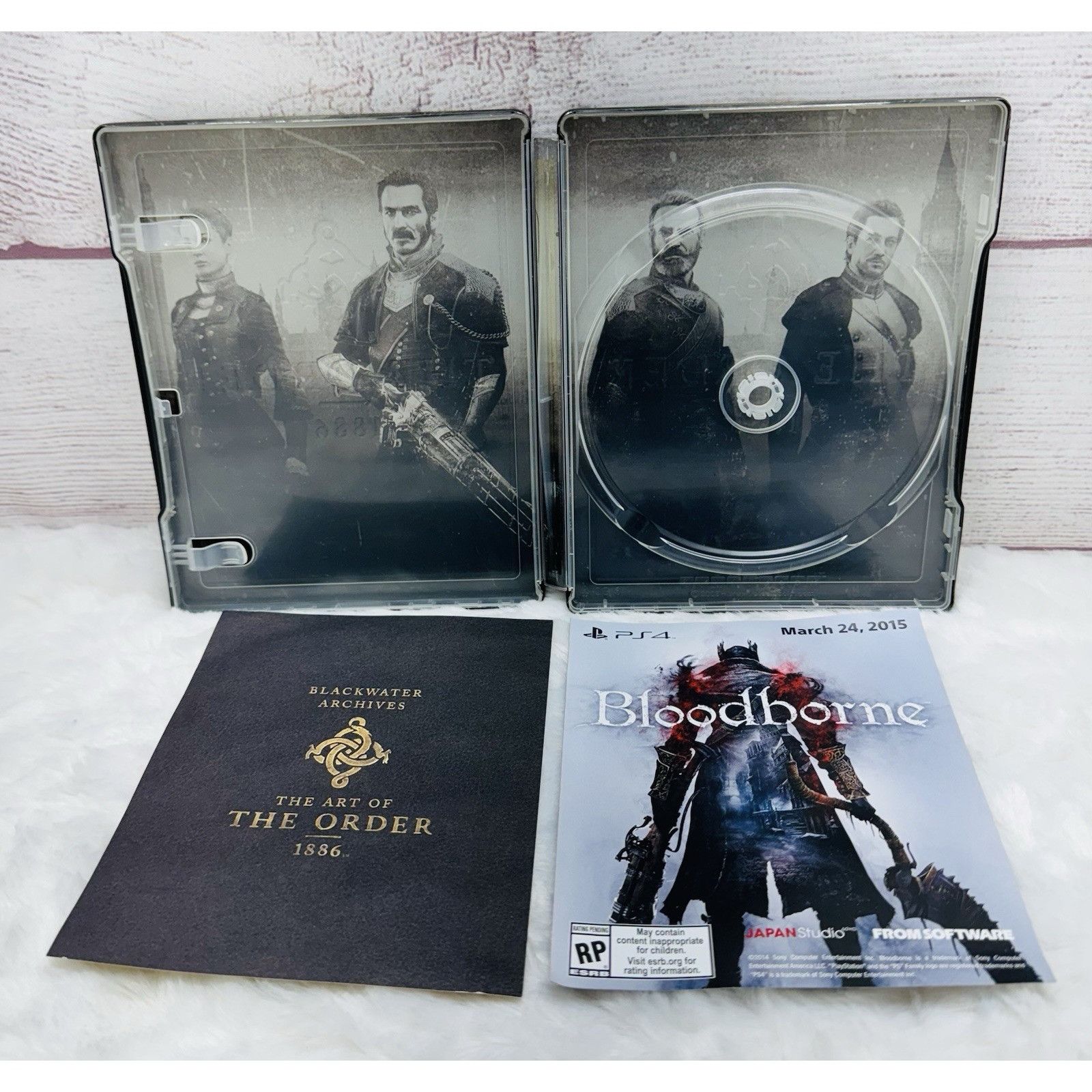 Sony The Order 1886 (PS4, PlayStation 4, 2015) Steelbook ONLY - N Size ONE SIZE - 3 Thumbnail
