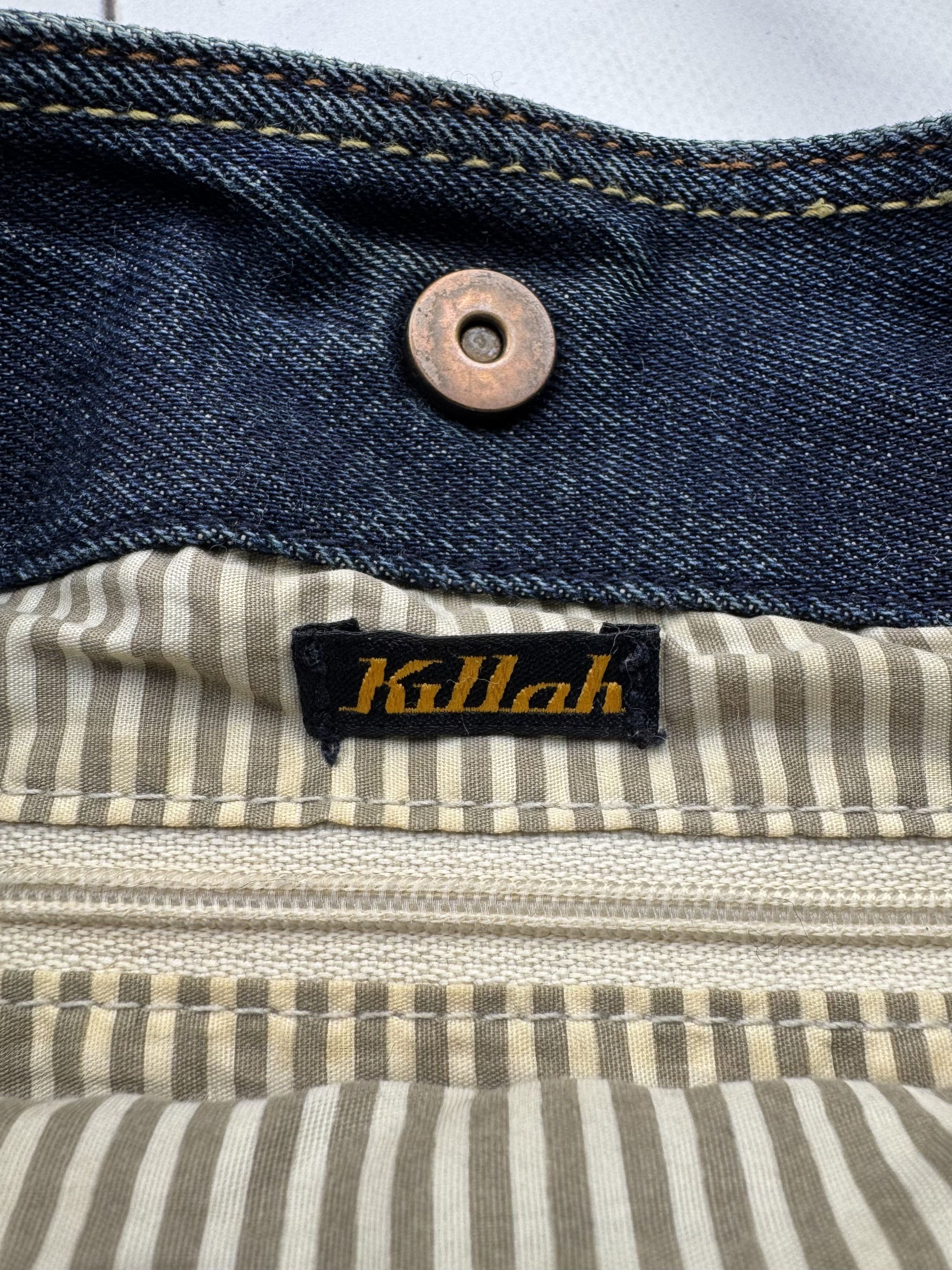 Miss Sixty Killah by Miss Sixty Vintage Denim Handle Bag (B84) Size ONE SIZE - 12 Thumbnail