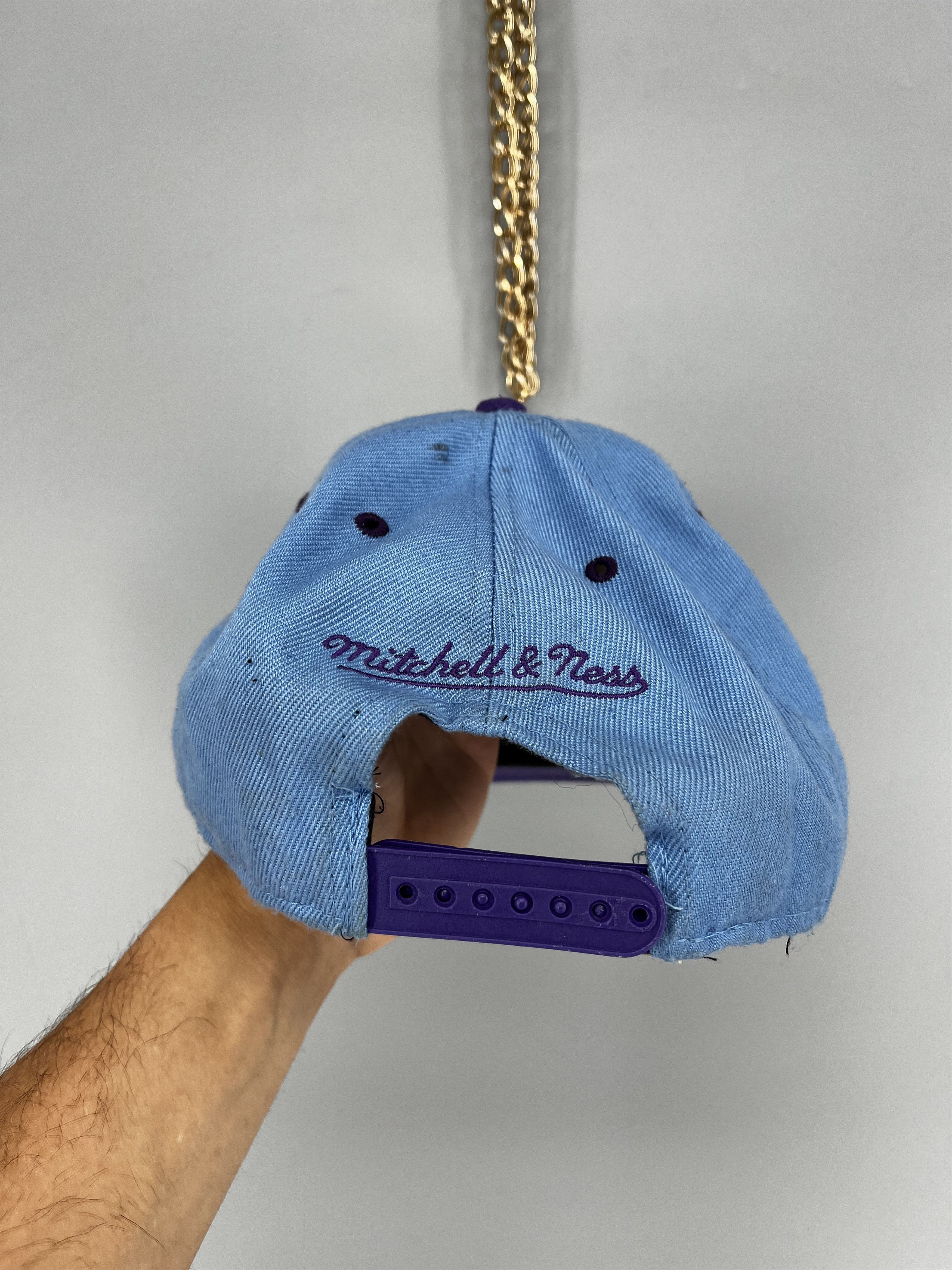 NBA NBA Charlotte Hornets Snapback Hat Adidas Retro Hardwood Size ONE SIZE - 4 Thumbnail