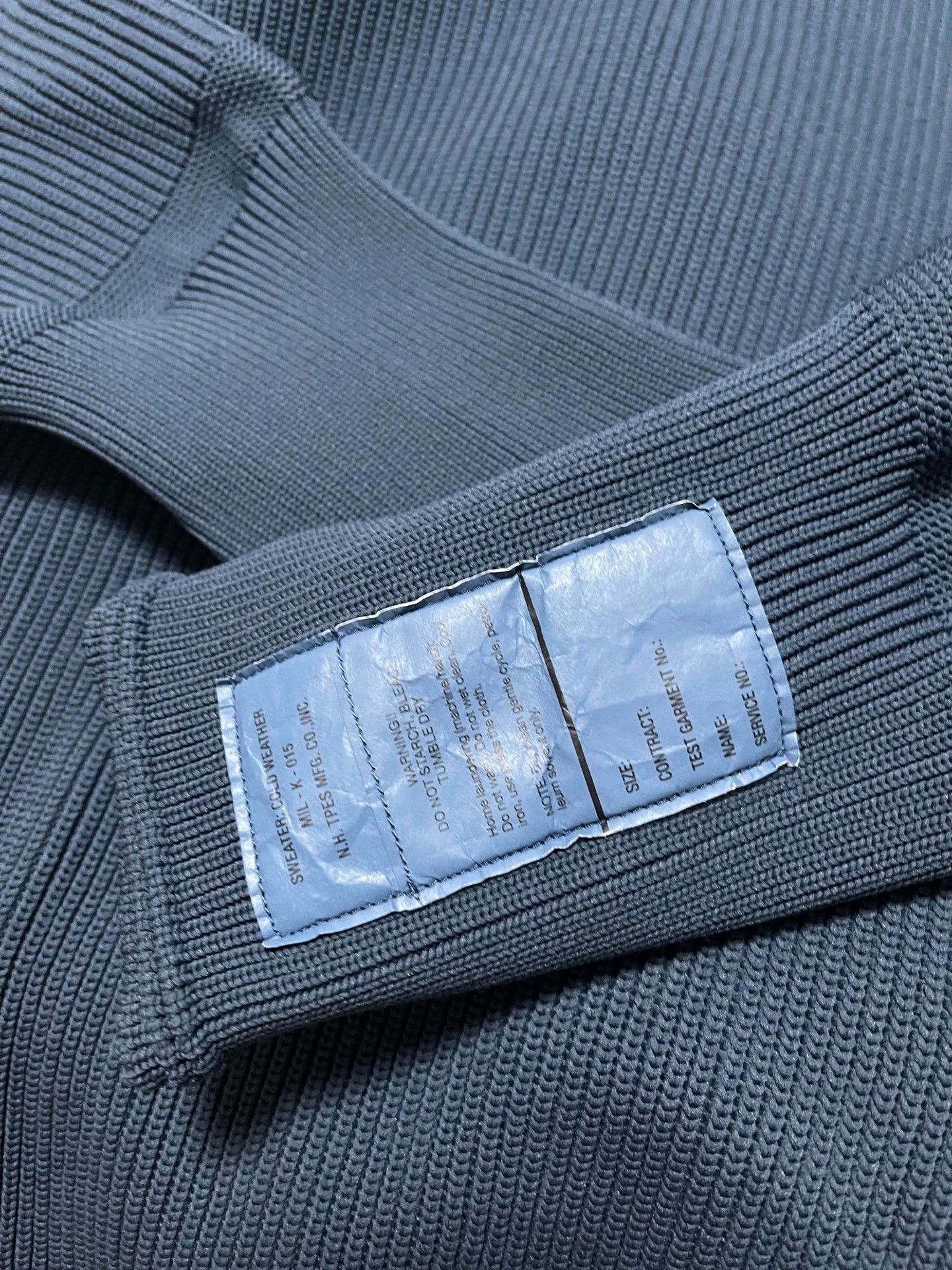 N.Hoolywood N.HOOLYWOOD CREW NECK KNIT 24AW Haze Blue Oversized 36 Size US S / EU 44-46 / 1 - 4 Thumbnail