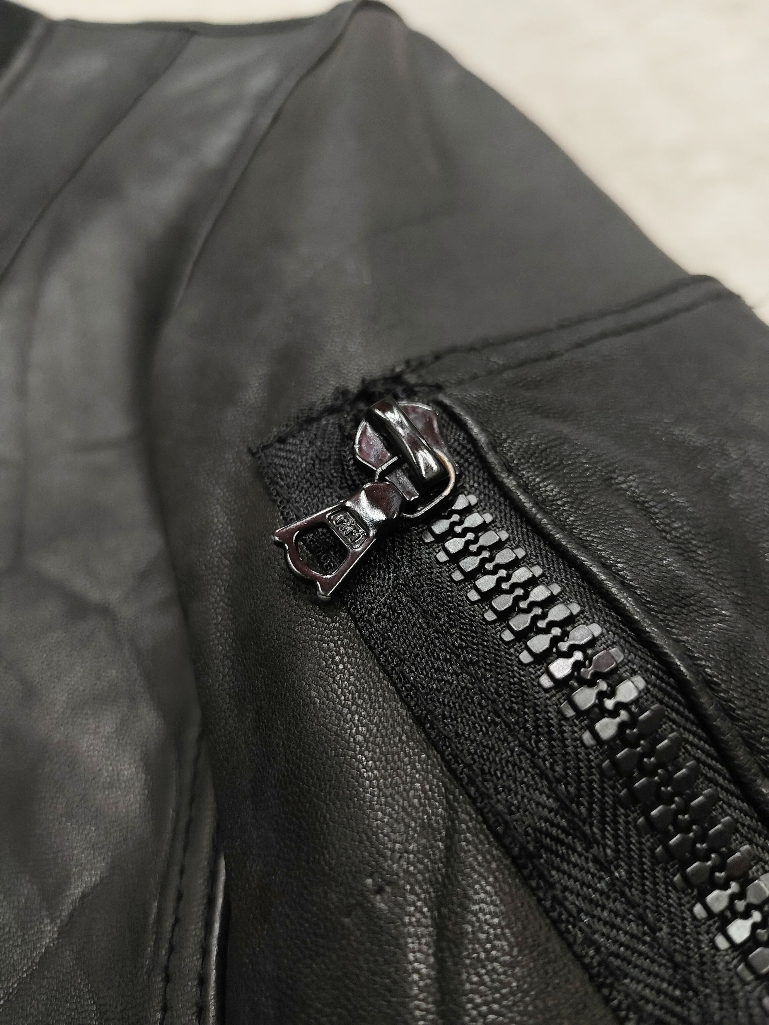 Japanese Brand LAT 40.8- Minimal Italian Cut Lambskin Slim Leather Jacket Size US M / EU 48-50 / 2 - 4 Thumbnail