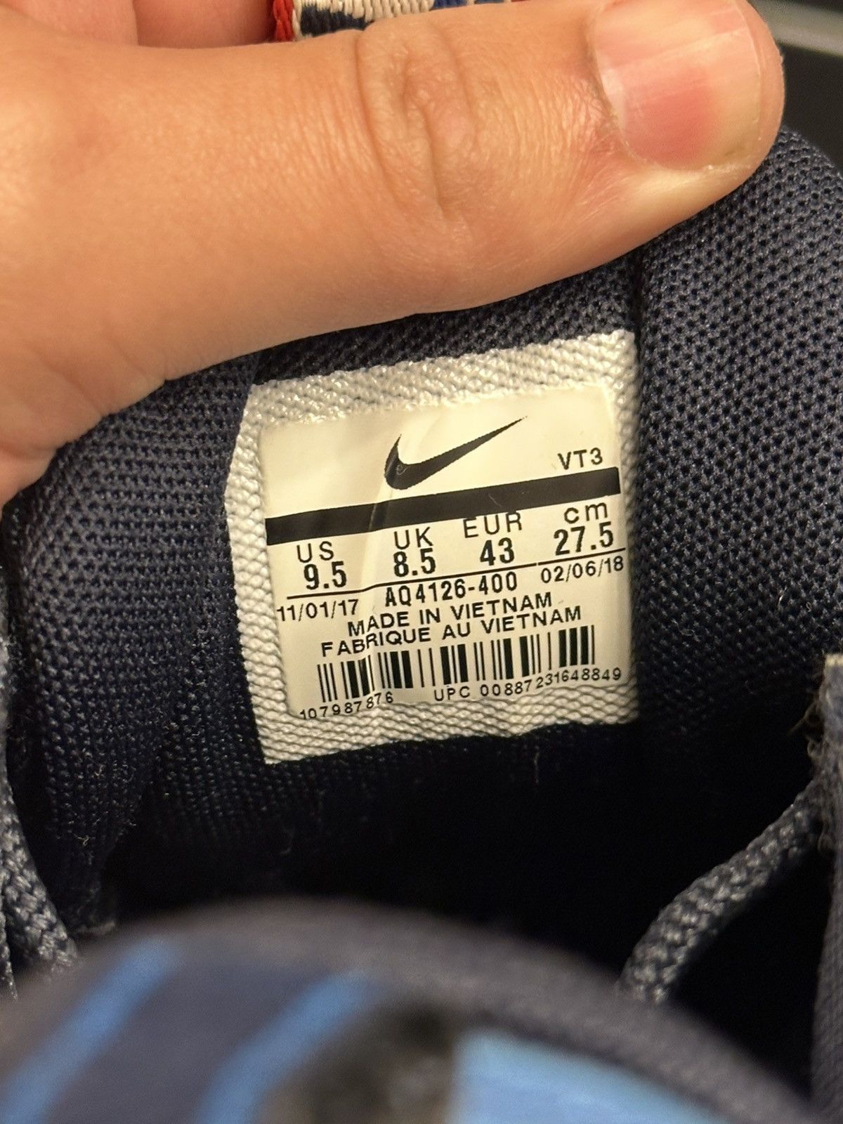 Nike Nike Air Max 97 Pull Tab Obsidian White Size US 9.5 / EU 42-43 - 2 Thumbnail