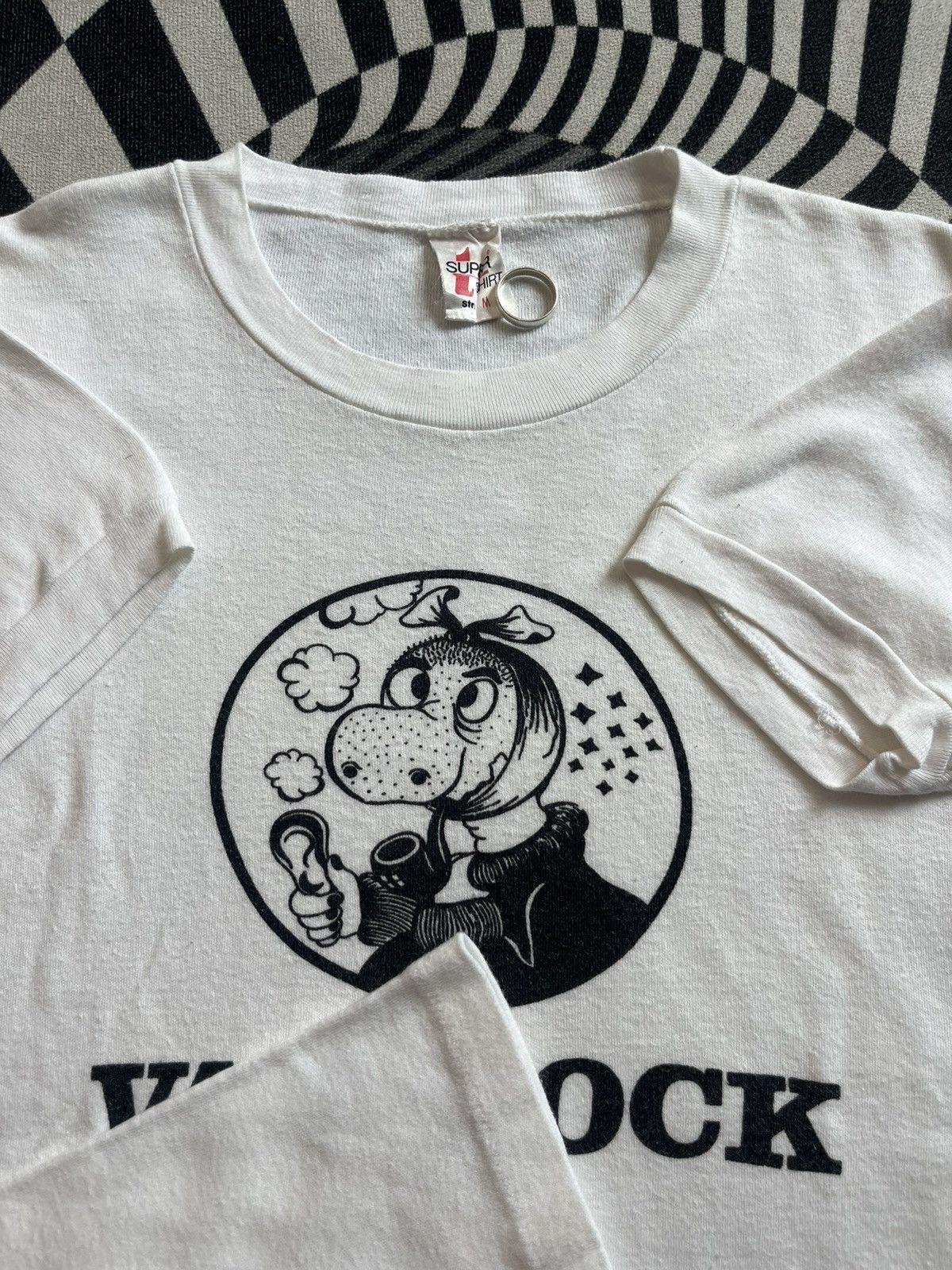 Arts & Science Vintage VAN ROCK Underground Comix 70’s-80’s parody ringer T Size US M / EU 48-50 / 2 - 6 Thumbnail