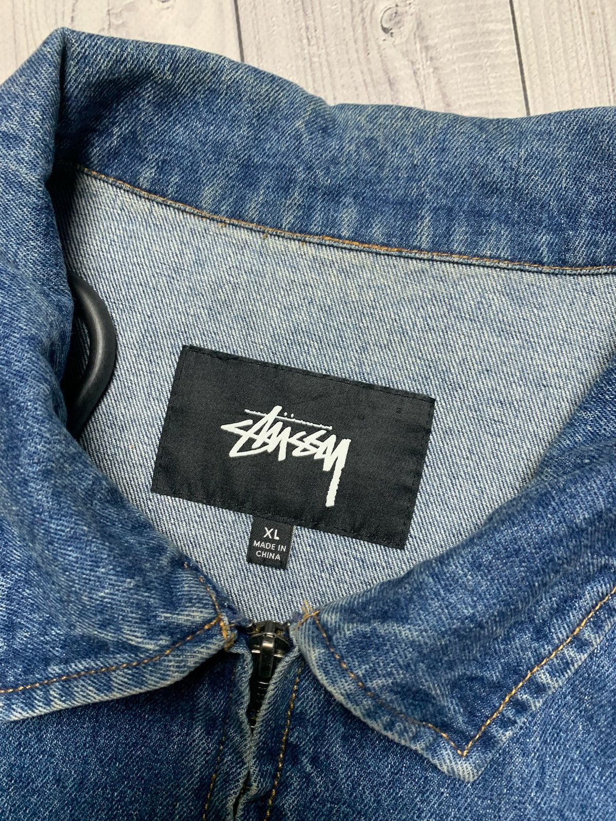 Other Vintage Stussy Denim jacket size XL rare Size US XL / EU 56 / 4 - 3 Thumbnail