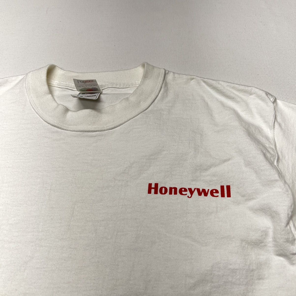 Vintage VTG Honeywell Tee Shirt White Logo Spell Out Tech Company Size US XL / EU 56 / 4 - 2 Thumbnail