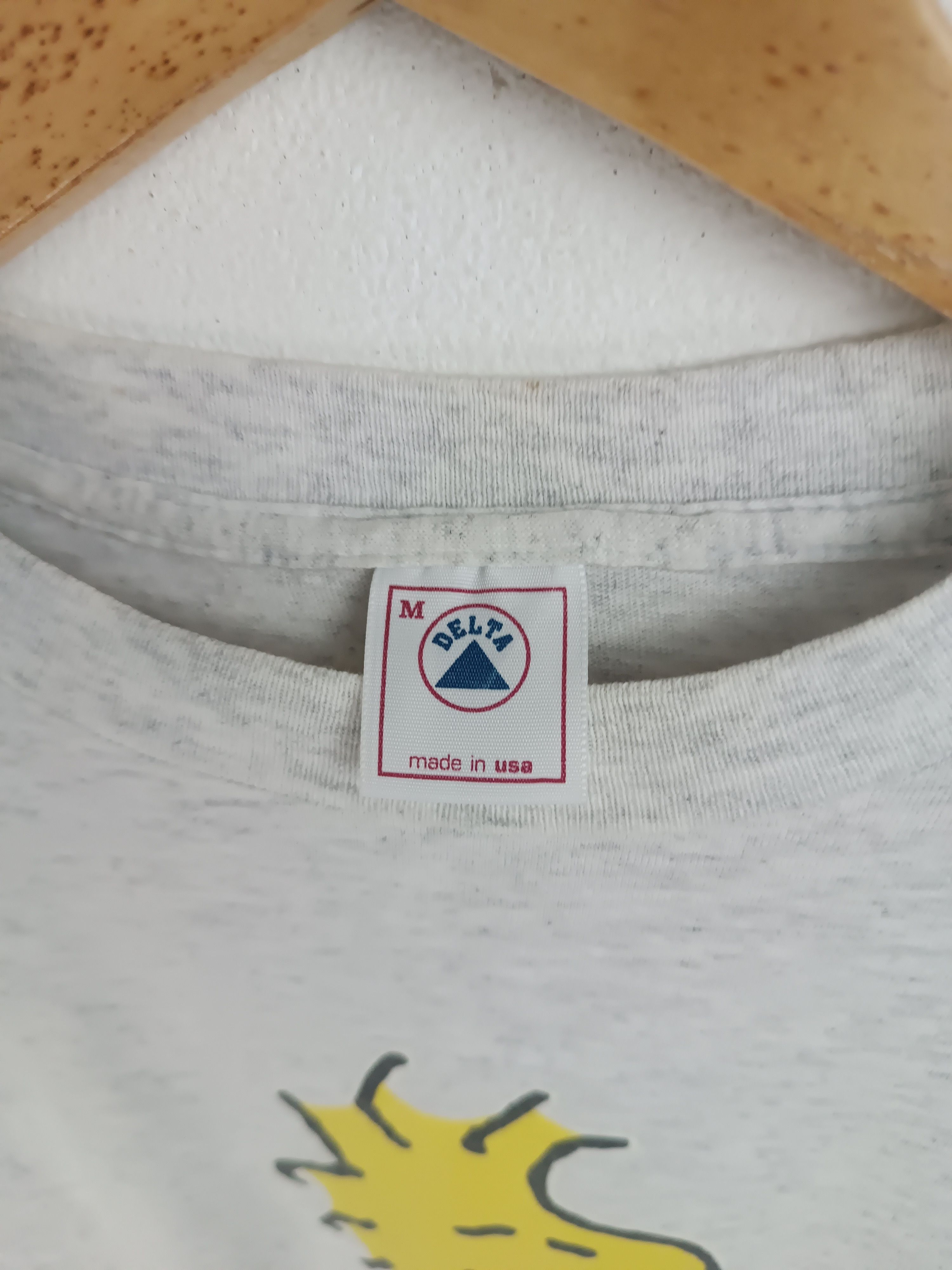 Vintage VINTAGE 90'S WOODSTOCK X PEANUTS STAINED TEE VERY RARE Size US M / EU 48-50 / 2 - 8 Thumbnail