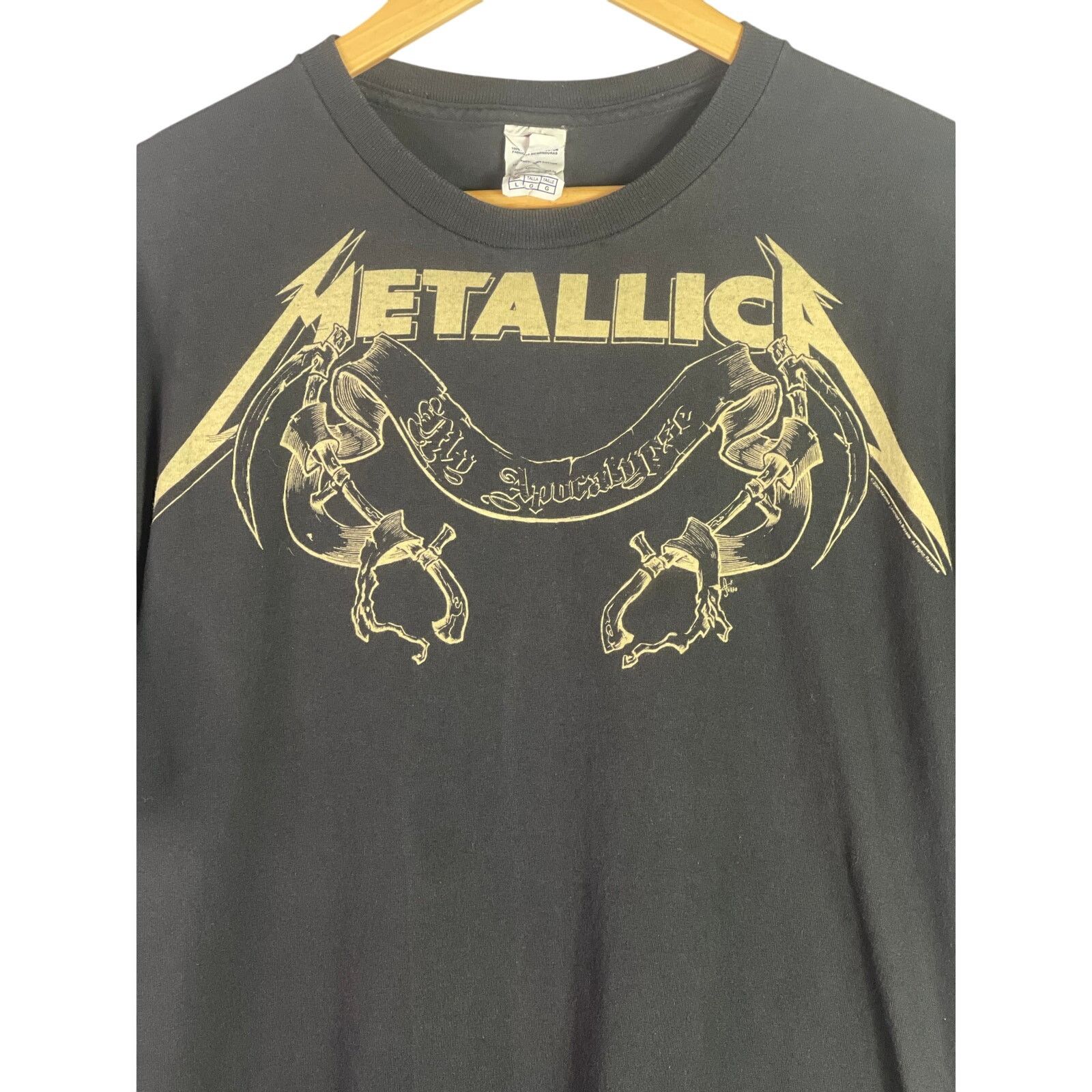 Vintage 2009 Metallica My Apocalypse T Shirt Black Large